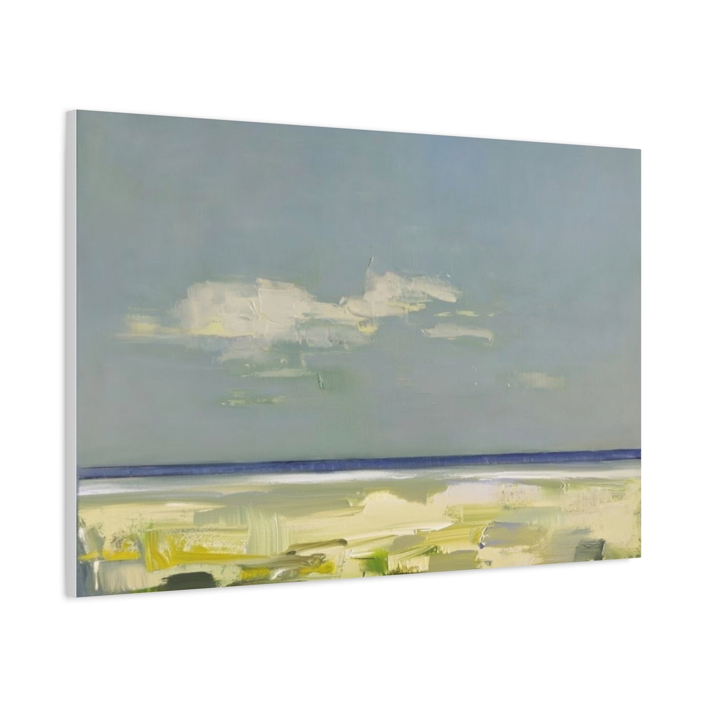 Coastal Breeze Abstract Canvas - Matte Stretched Wall Art