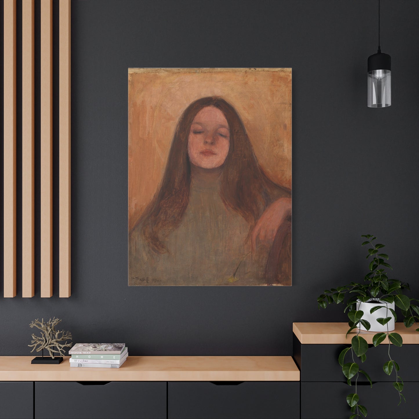 Thyra Elisabeth by Ellen Thesleff Matte Canvas Wall Art Print