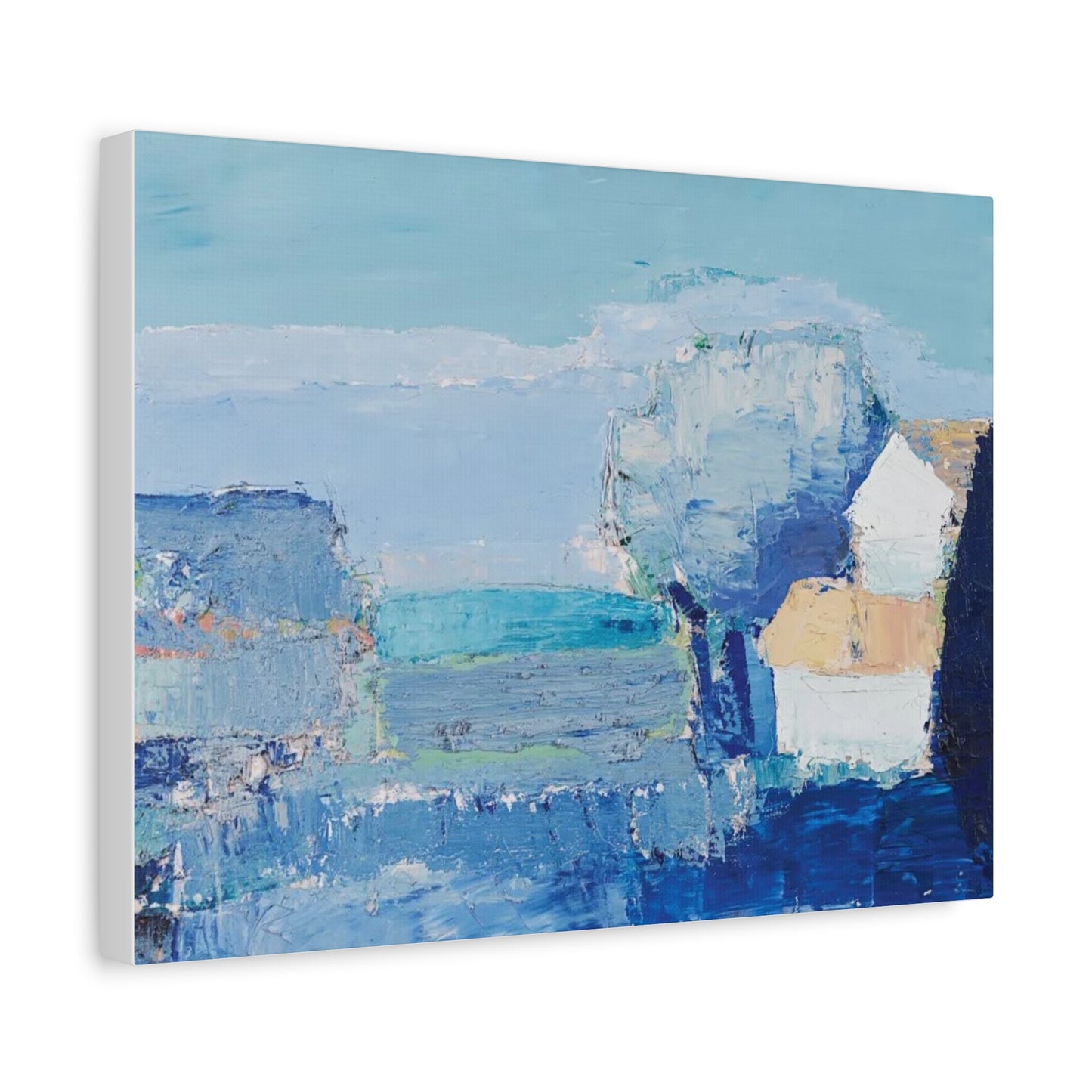 Paysage de Provence by Nicolas de Staël Matte Stretched Wall Art Print