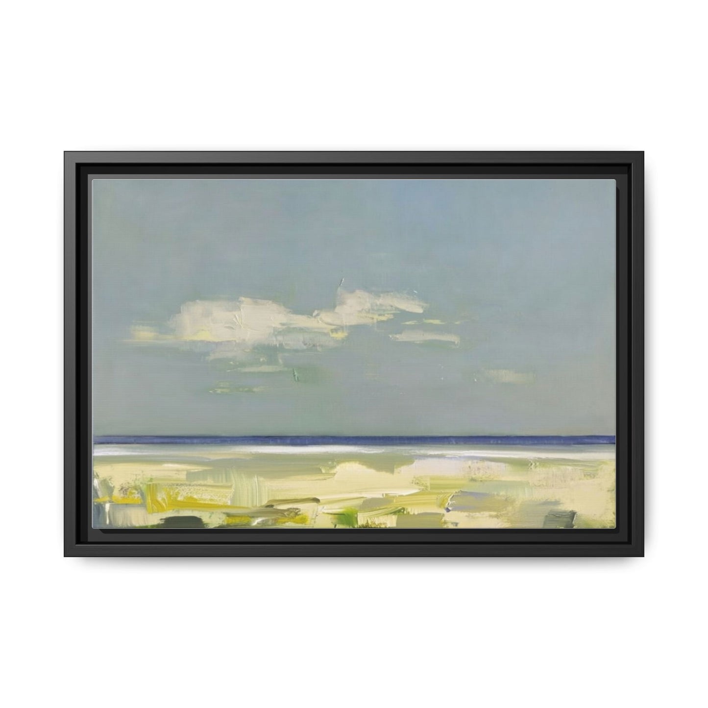 Coastal Calm Matte Canvas Framed Wall Art