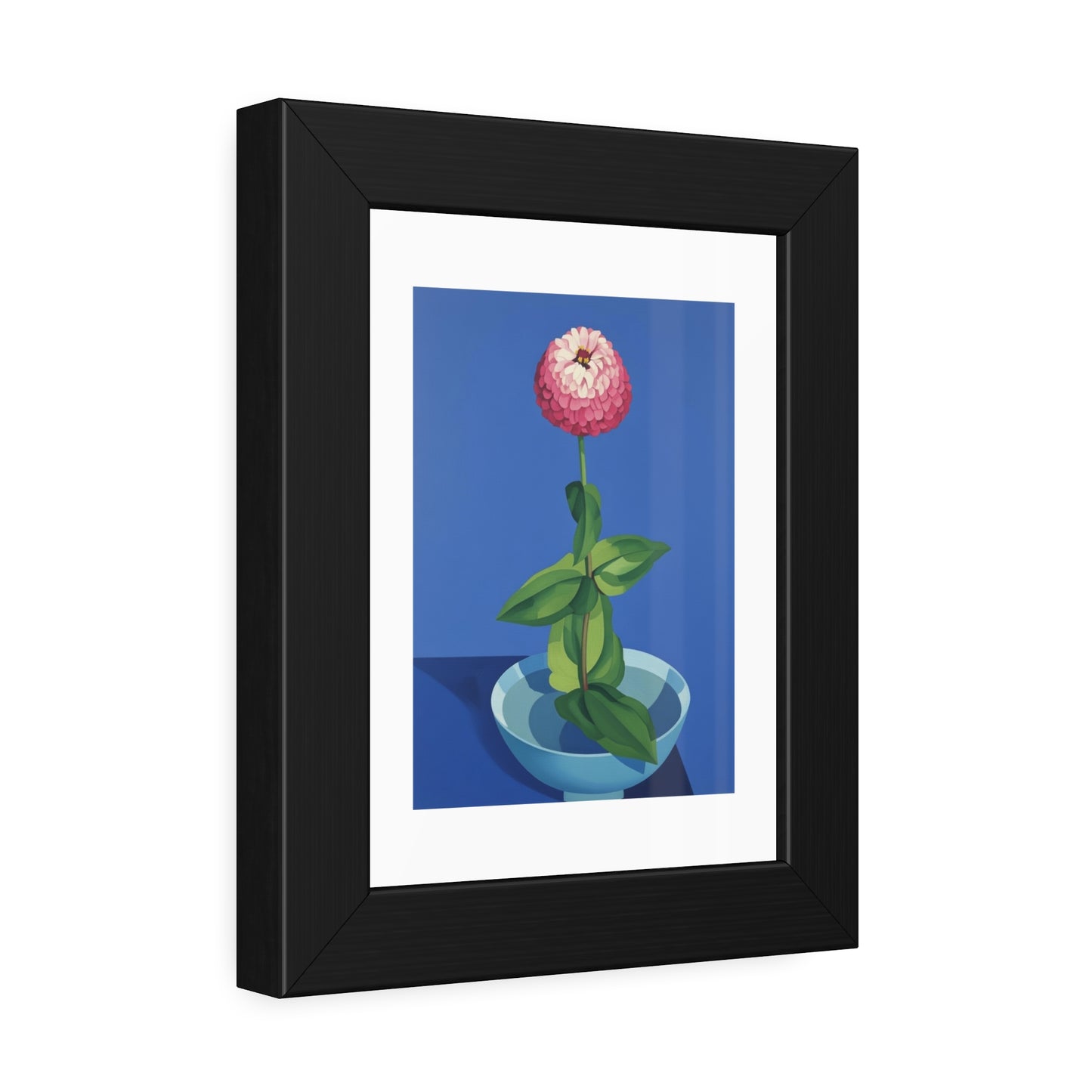Framed Poster — Pink Bloom Still Life Wall Art