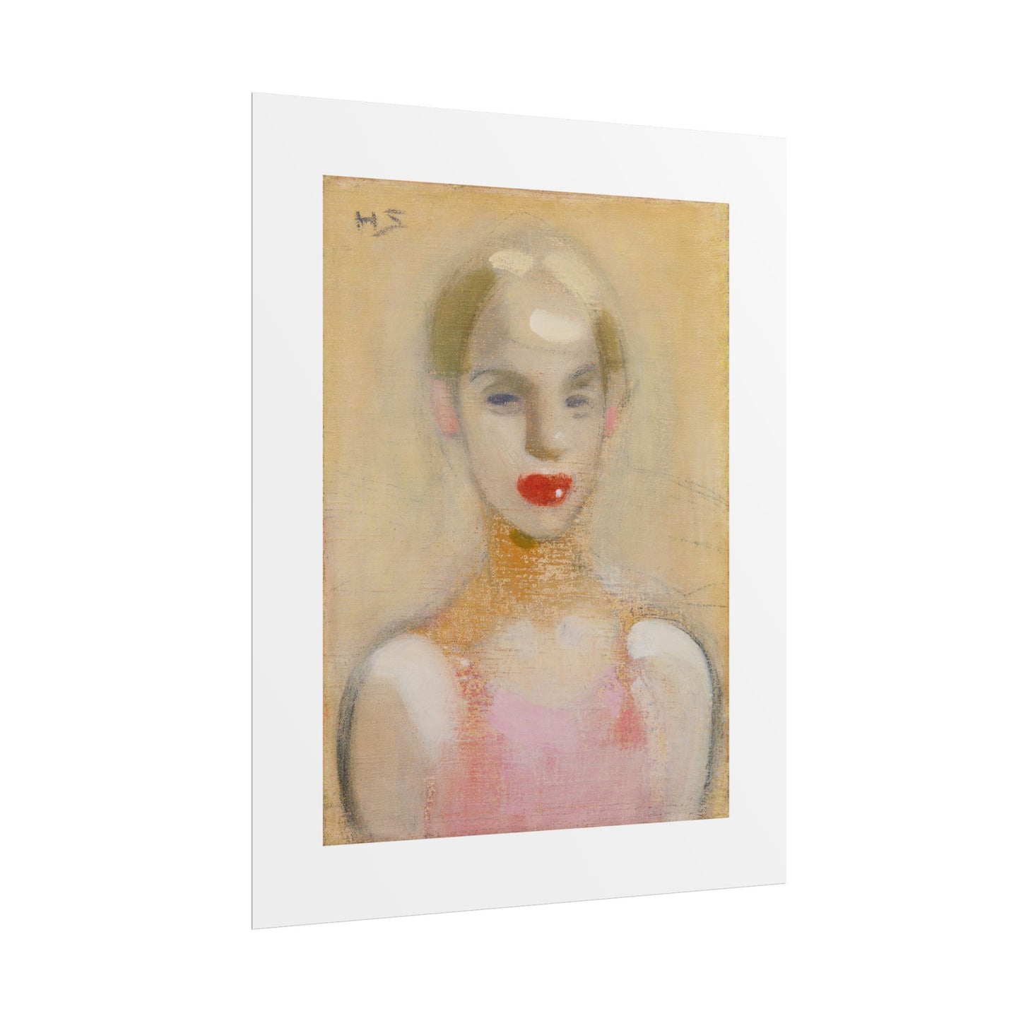 Circus Girl by Helene Schjerfbeck Wall Art Print