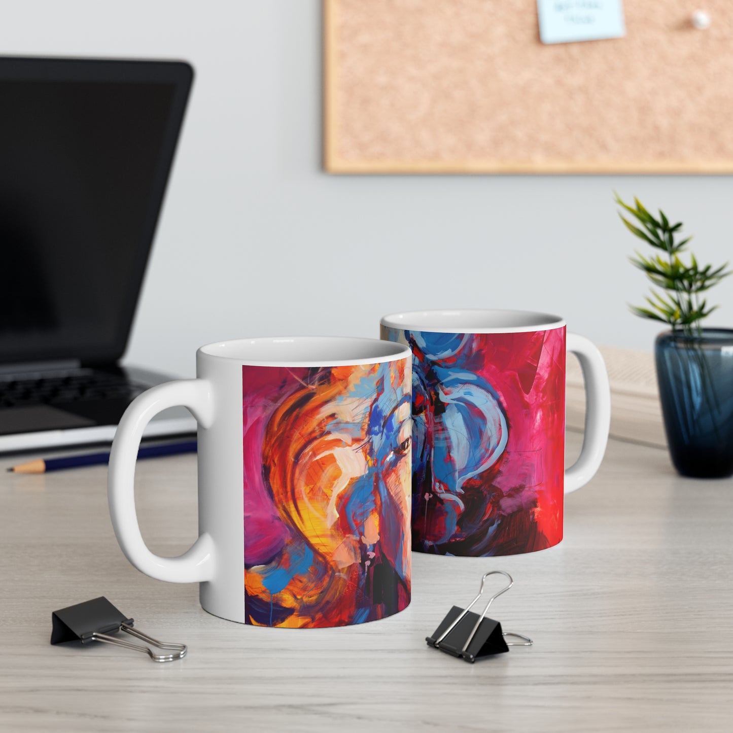 Colorful Pop Art Marilyn Monroe Coffee Mug — Vibrant Portrait Ceramic Gift