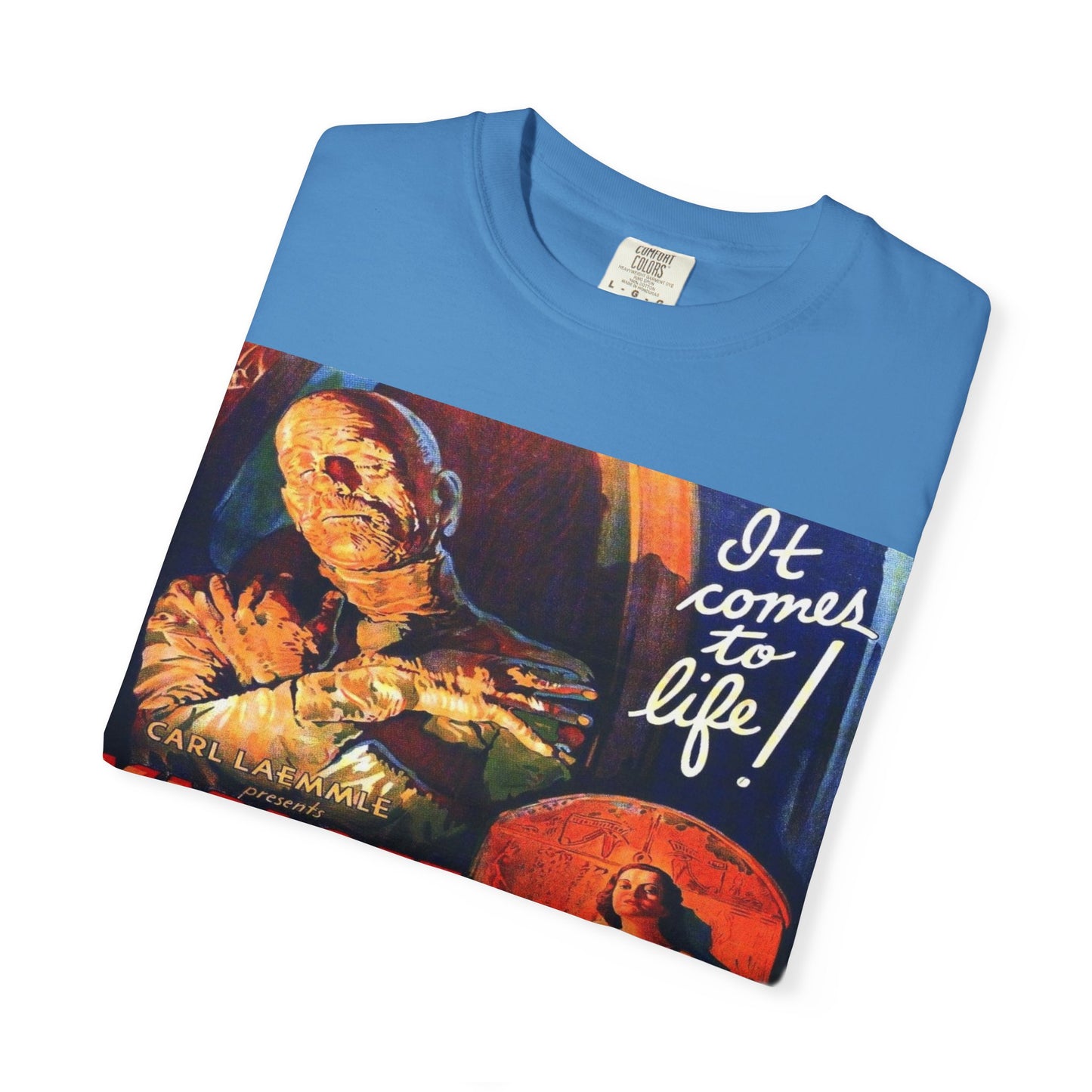 Mummy Movie Poster T‑Shirt — Vintage Karloff Horror Graphic Tee