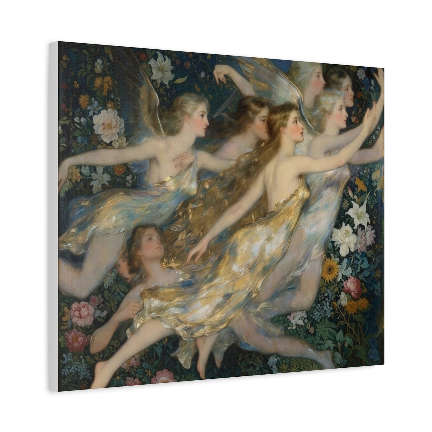 Vintage Fairy Dance Matte Canvas Wall Art