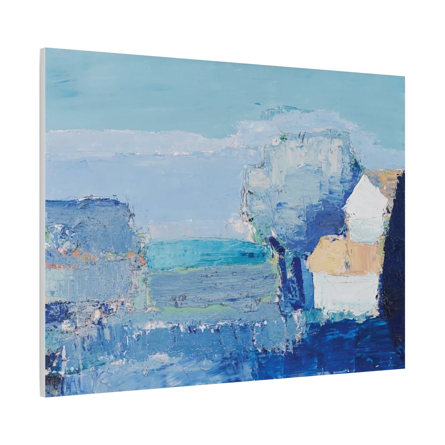 Paysage de Provence by Nicolas de Staël Matte Stretched Wall Art Print
