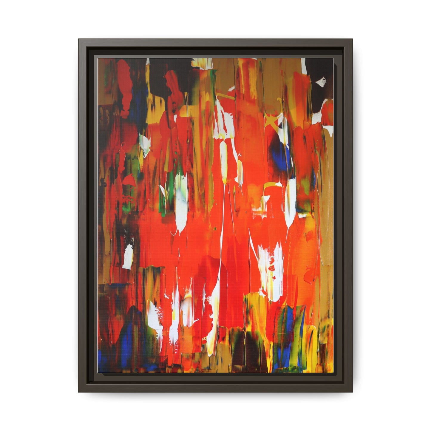 Burn baby burn by Norman Barrett Framed Matte Canvas Wall Art