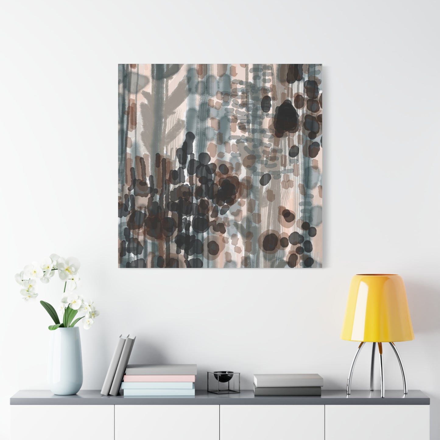 Vleken by an unknown artist Abstract Matte Canvas Wall Art