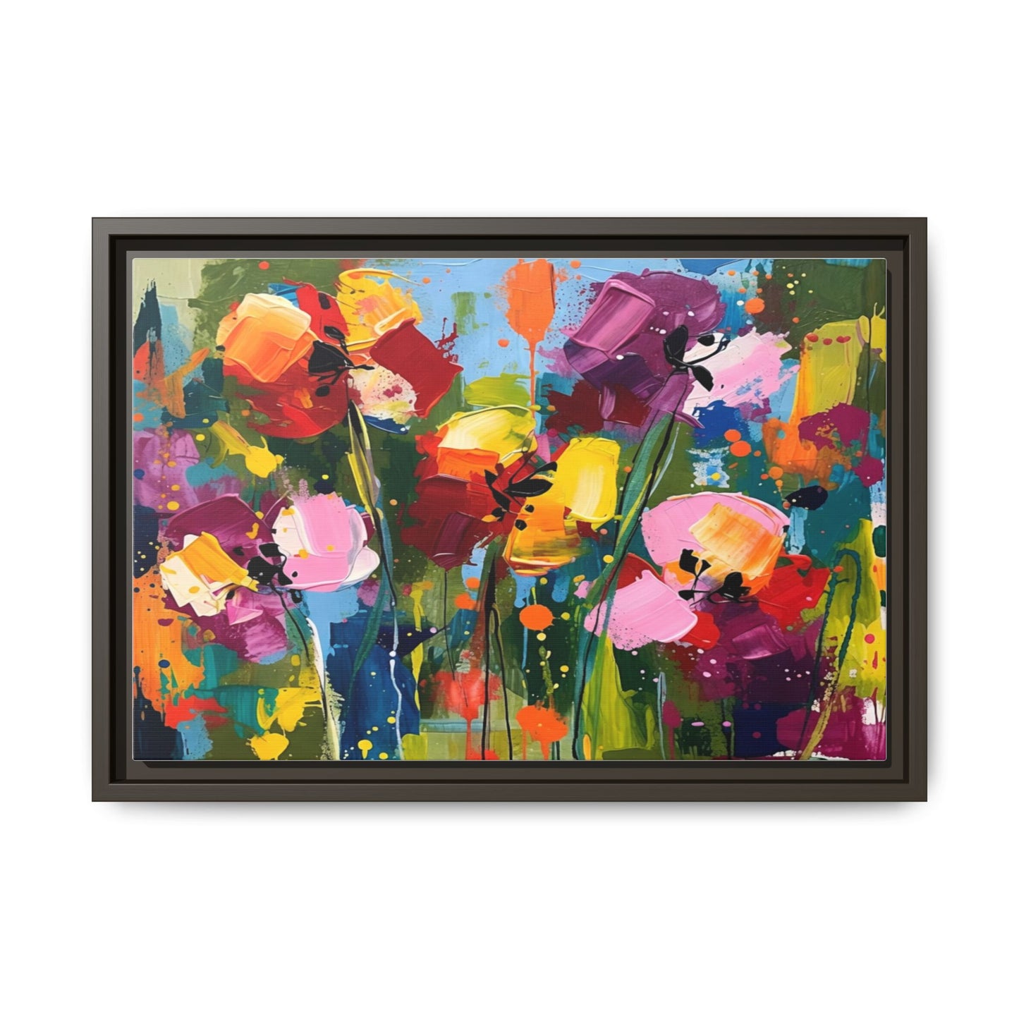 Matte Canvas, Framed (Multi-color)