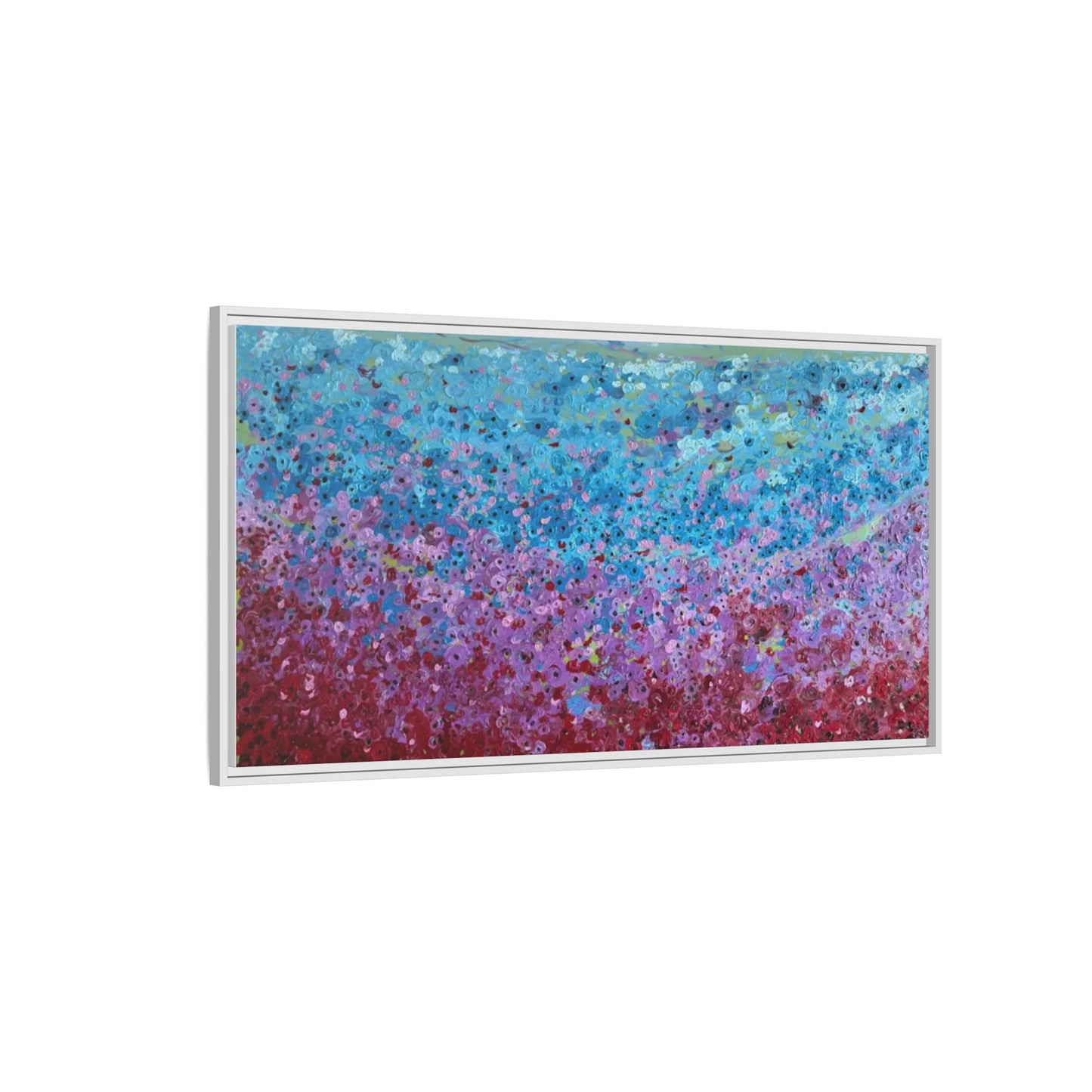 Bloom by Unknown Framed Matte Canvas Abstract Floral Field Wall Art