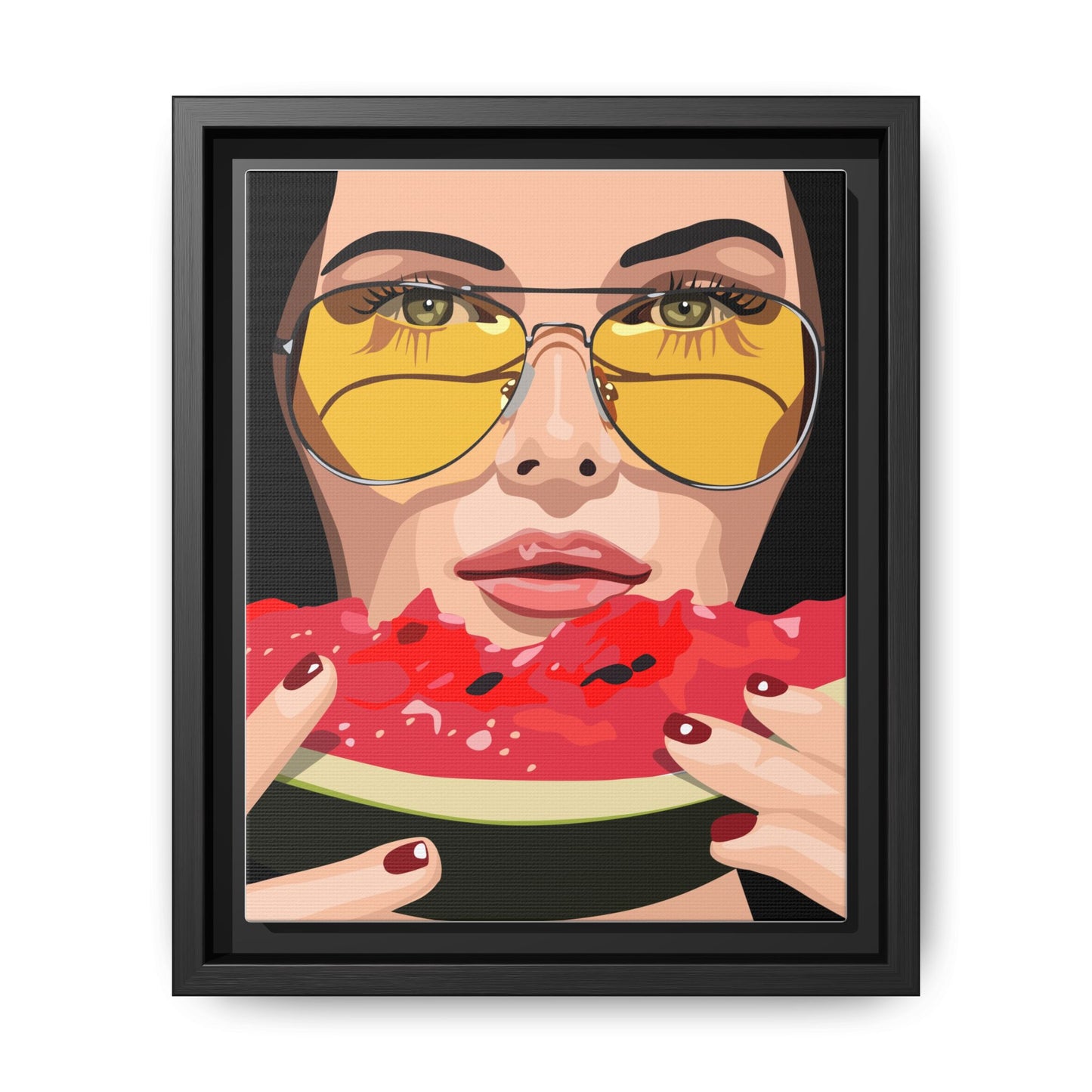 Vivid 81 by Orit Fuchs Framed Matte Canvas Wall Art