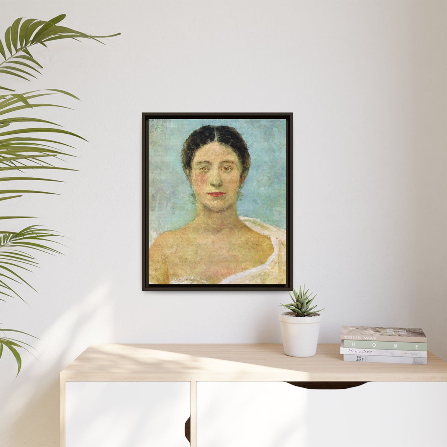 Bianca by Max Klinger Framed Matte Canvas Portrait Print