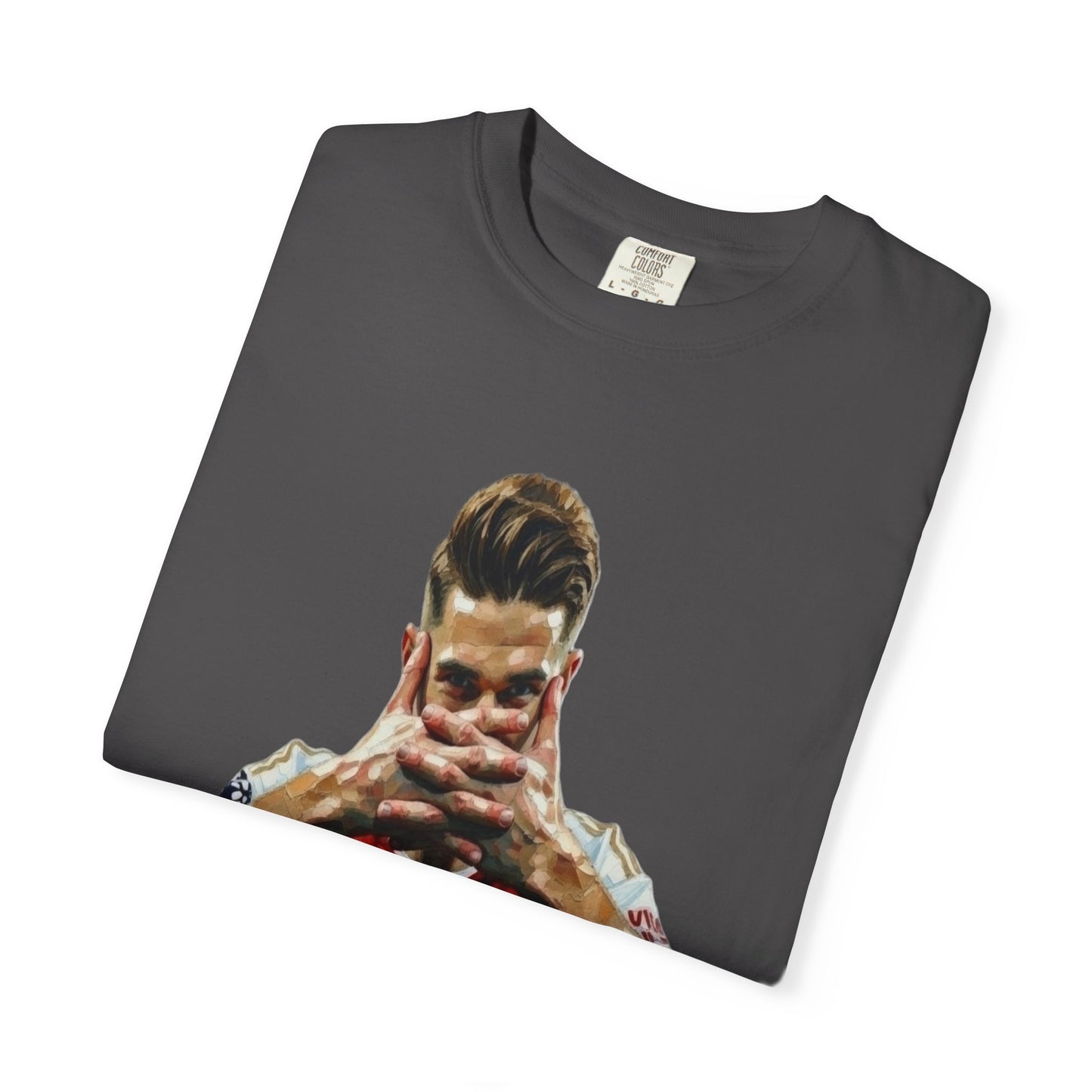 Soccer Celebration T-Shirt — Emirates 'Fly Better' Jersey Design