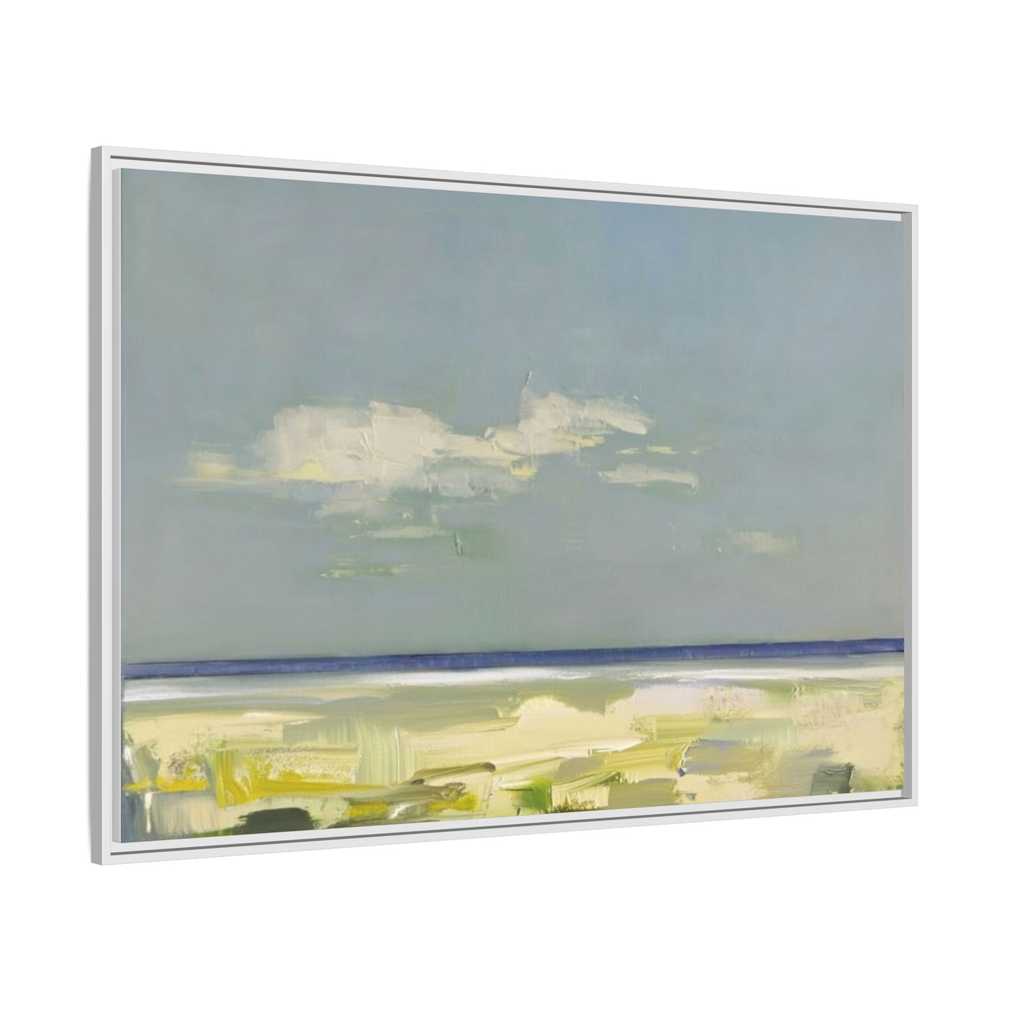 Coastal Calm Matte Canvas Framed Wall Art
