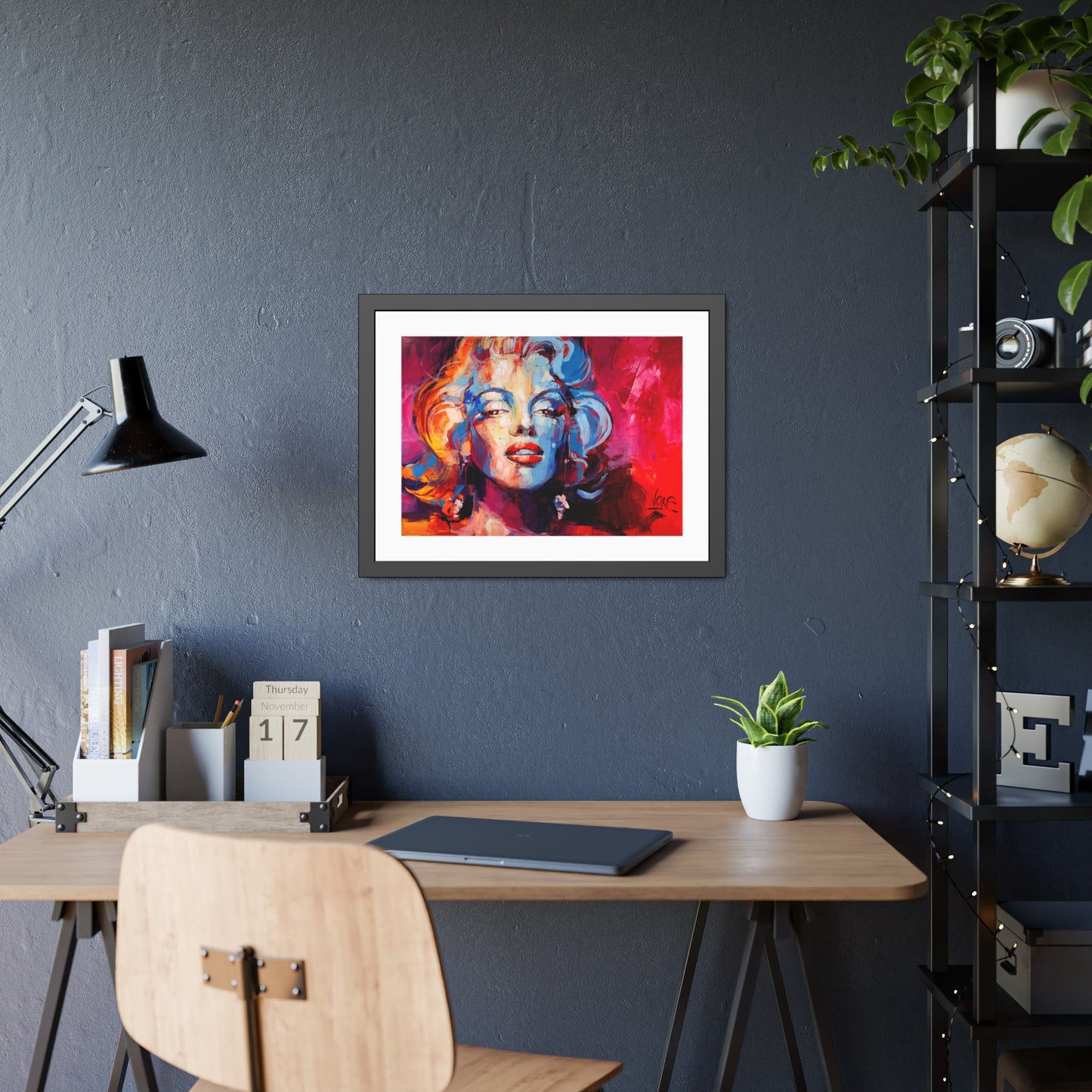 Marilyn Monroe attributed to Voke Framed Wall Art Print