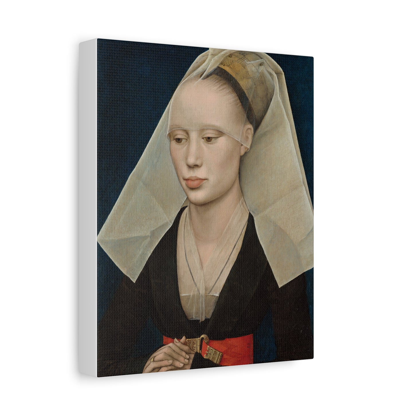 Portrait of a Lady by Rogier van der Weyden Matte Canvas Wall Art