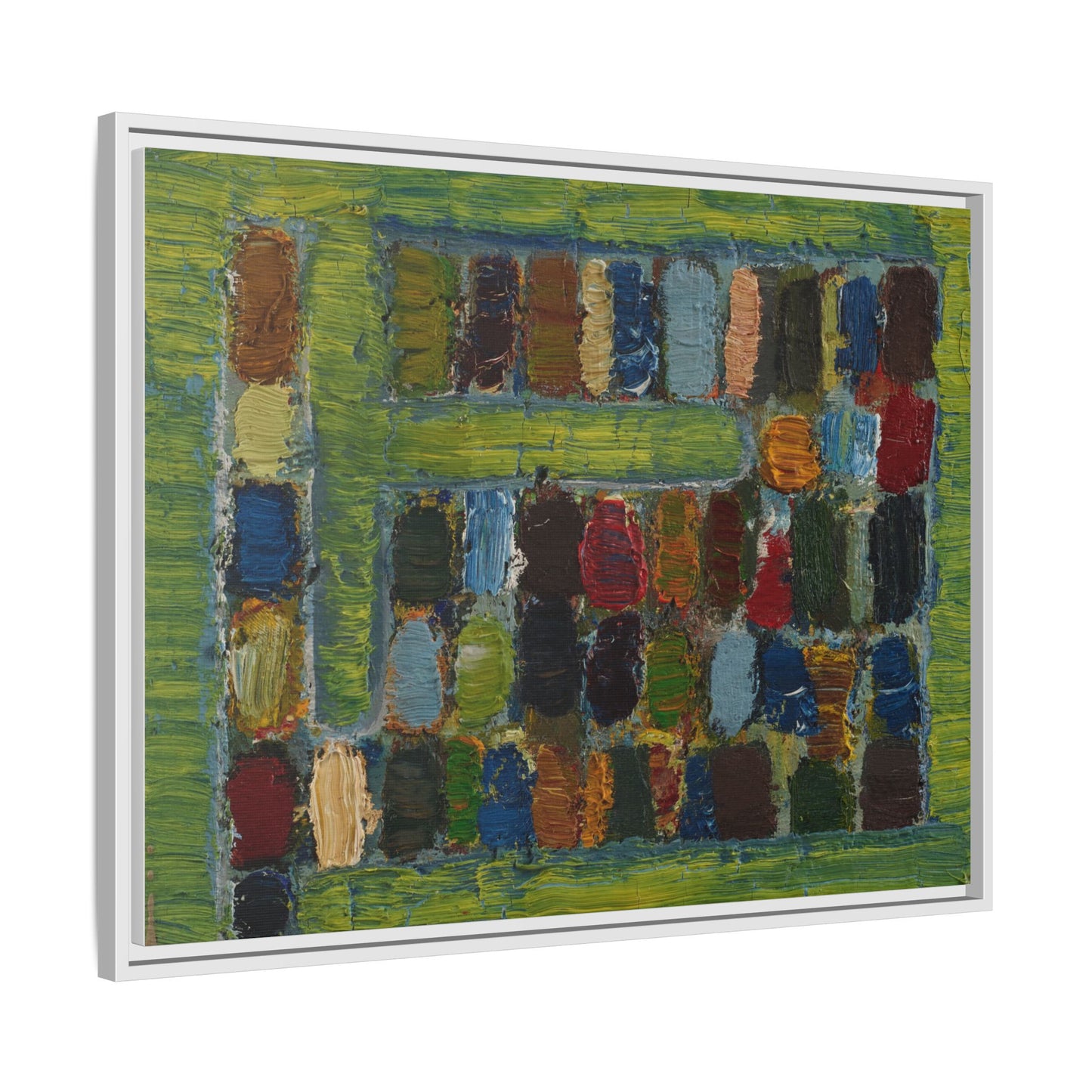 JMC-1970-3 by Jean-Michel Coulon Matte Canvas Framed Wall Art Print
