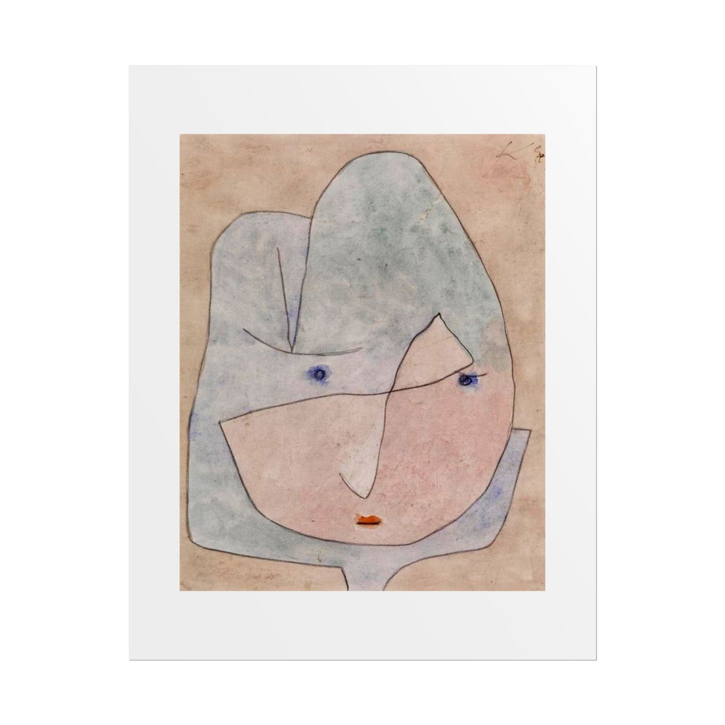 This Bloom is About to Wither by Paul Klee Wall Art Print