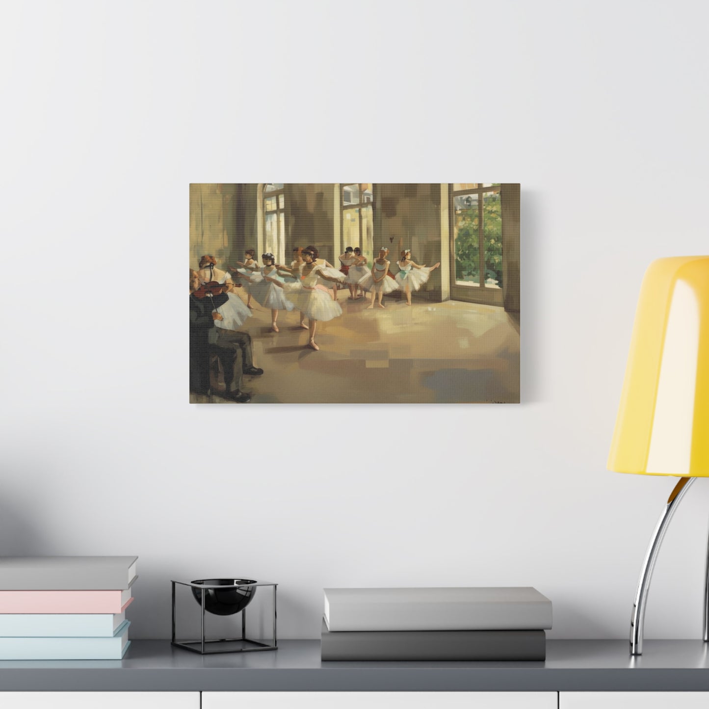Ballet Rehearsal Matte Canvas