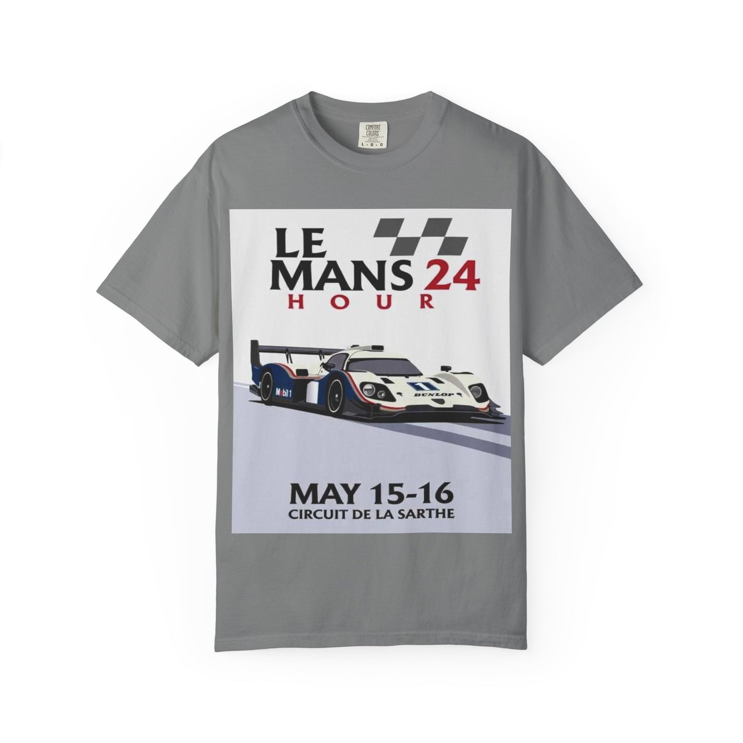 Le Mans 24 Hour Racing Poster T-Shirt — May 15-16 Circuit de la Sarthe