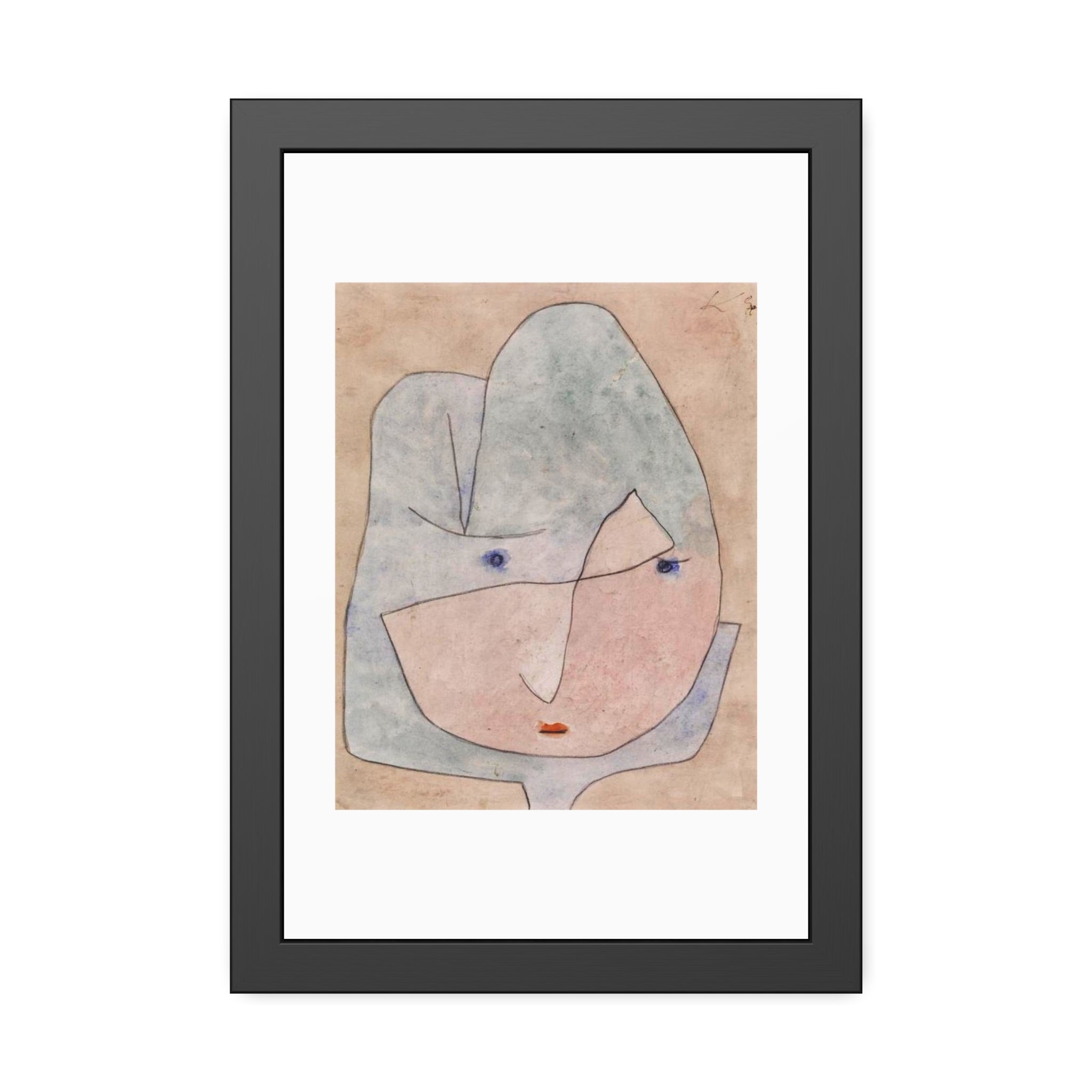 This Bloom is About to Wither by Paul Klee Framed Wall Art Poster