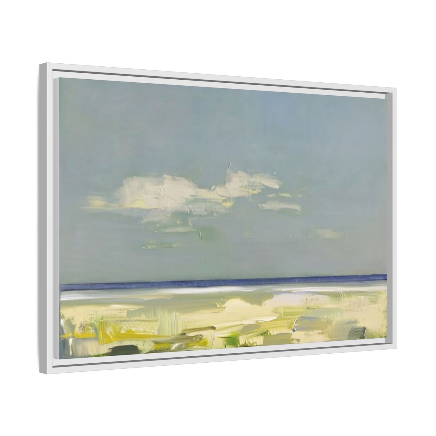 Coastal Calm Matte Canvas Framed Wall Art