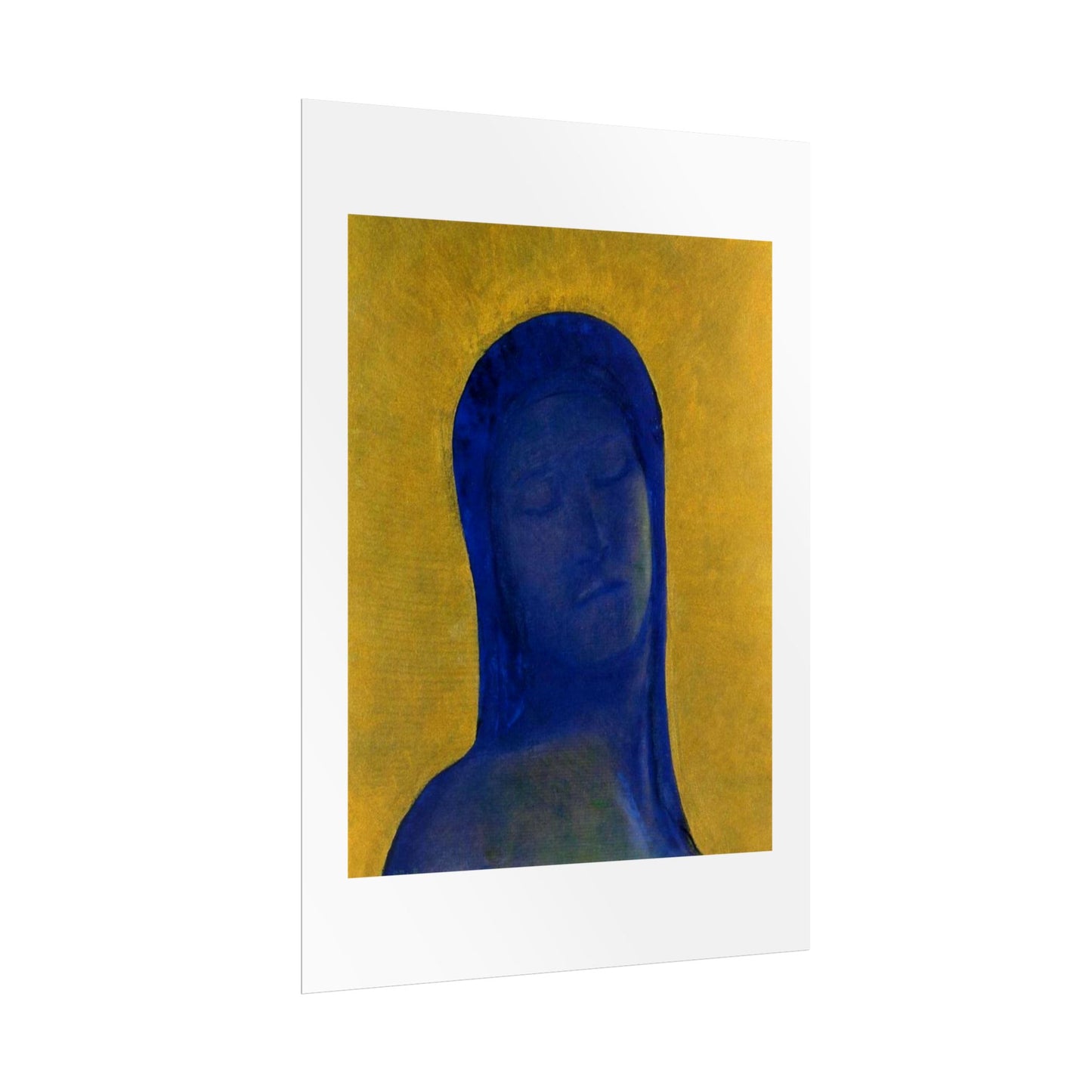 Closed Eyes by Odilon Redon Wall Art Print