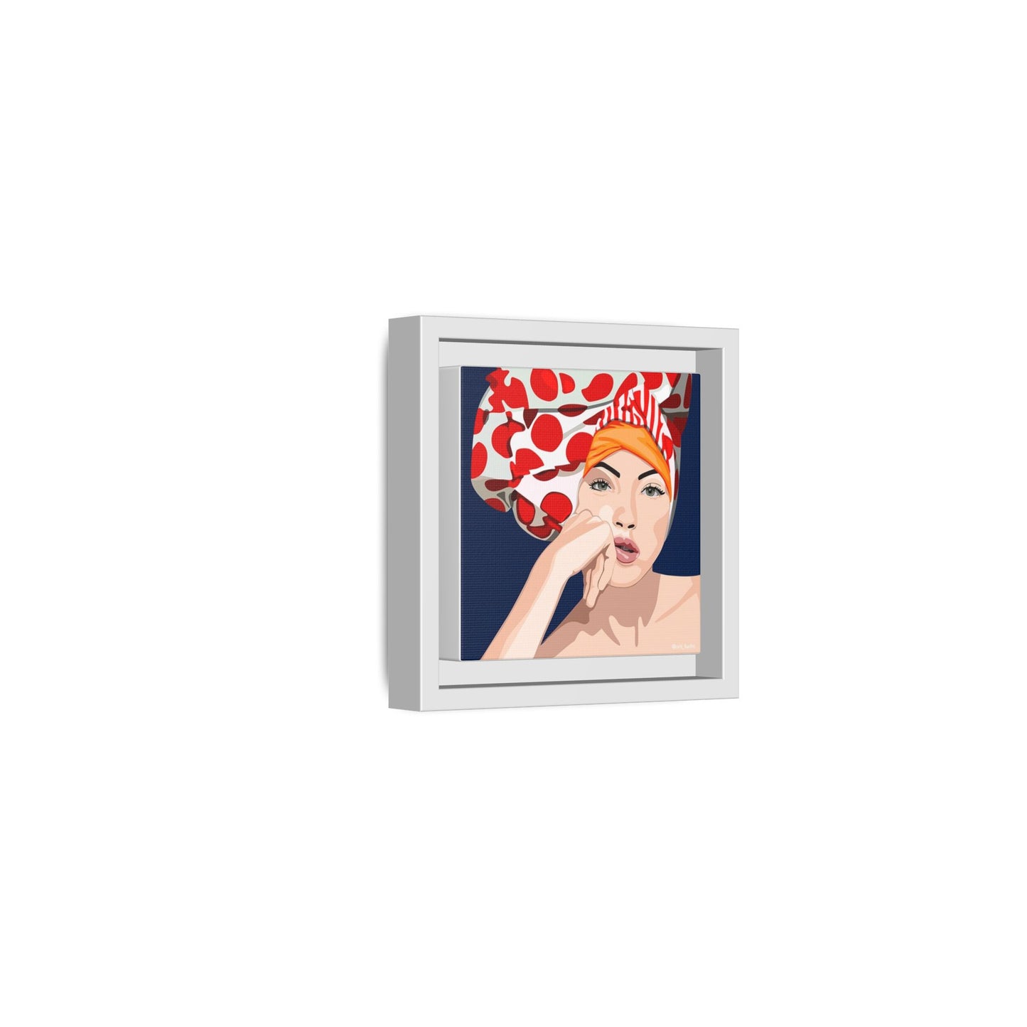 Vivid 20 by Orit Fuchs Pop Art Matte Canvas Framed Wall Art Print