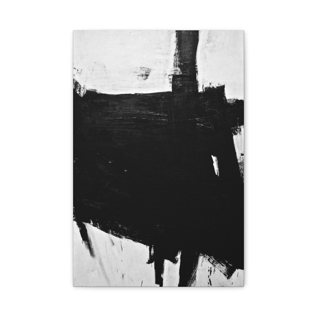 Sabra by Franz Kline Abstract Matte Canvas Wall Art Print