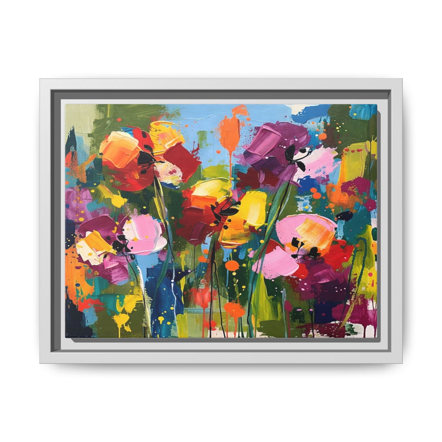 Matte Canvas, Framed (Multi-color)