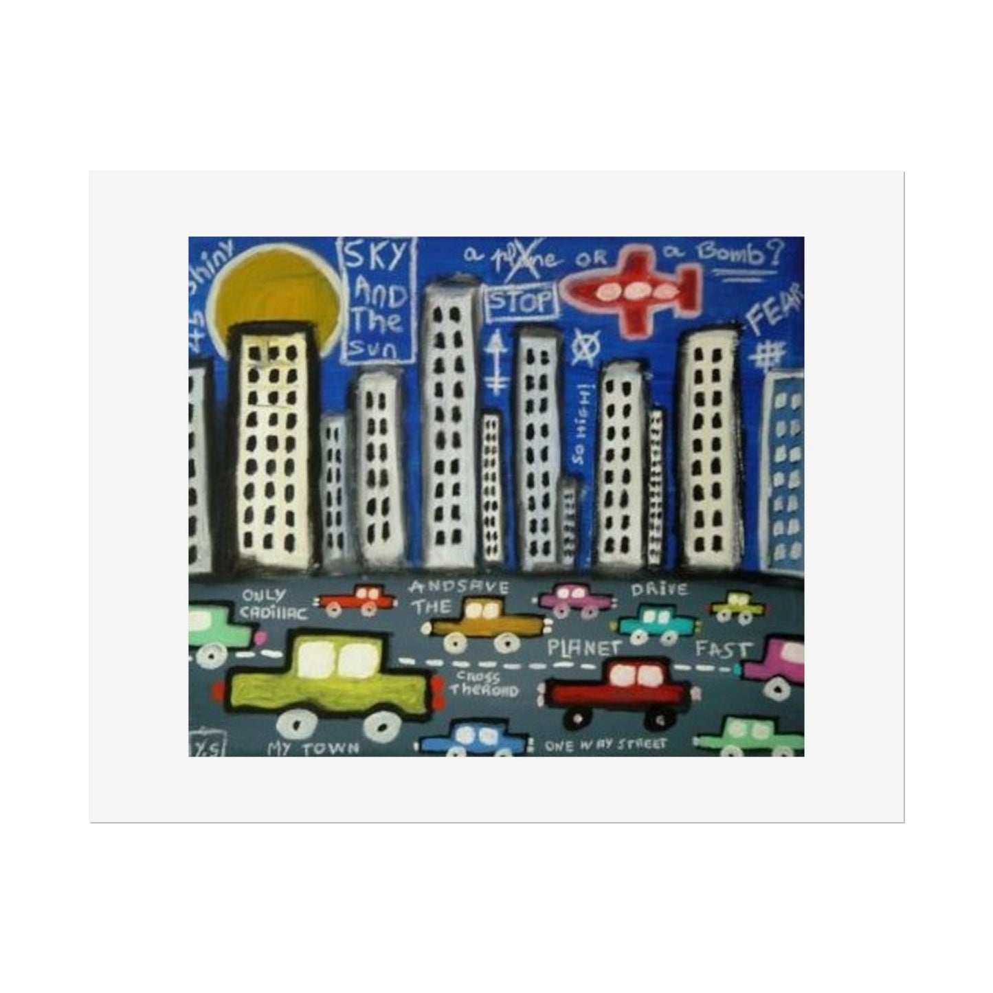 Only Cadillac 2 by Yann Sciberras Wall Art Print