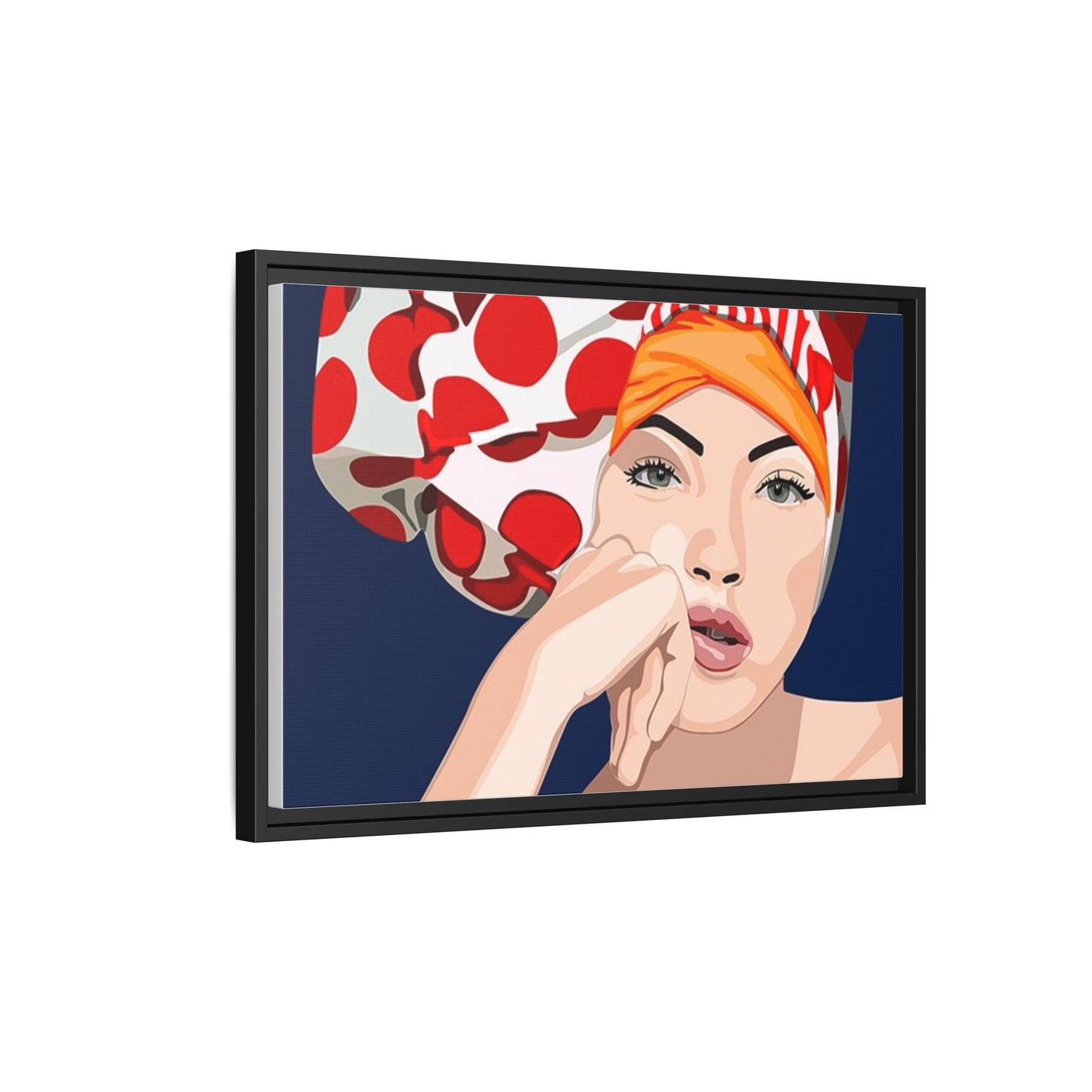 Vivid 20 by Orit Fuchs Pop Art Matte Canvas Framed Wall Art Print