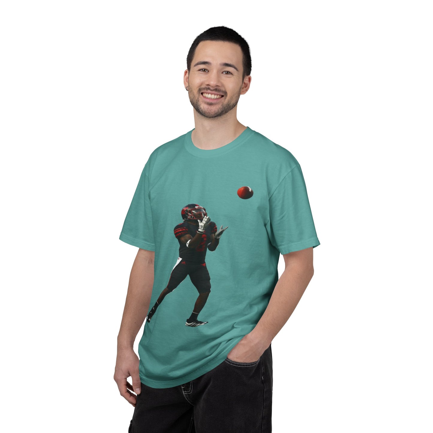 Football Player Catch T-Shirt