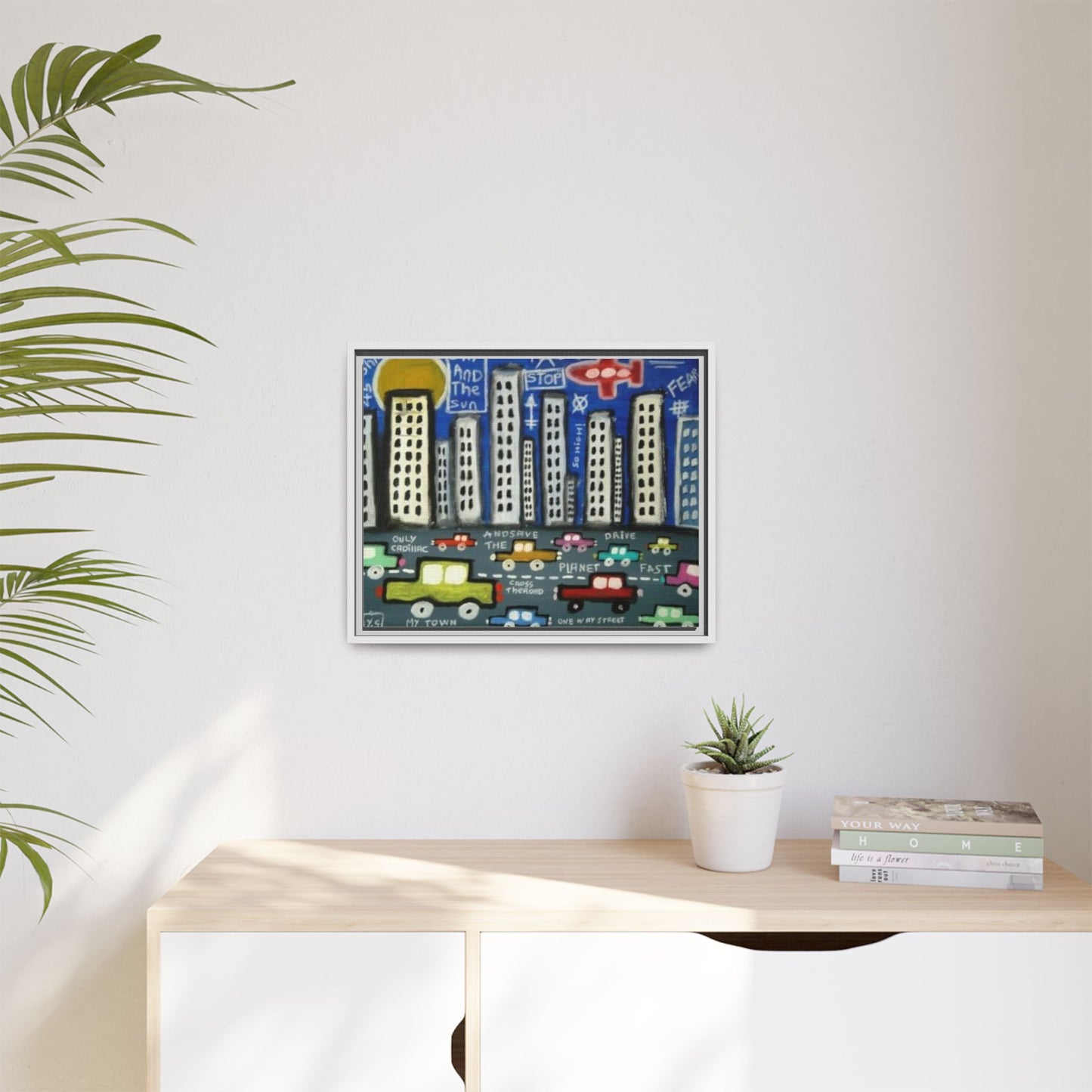 Only Cadillac 2 by Yann Sciberras Framed Matte Canvas Wall Art Print