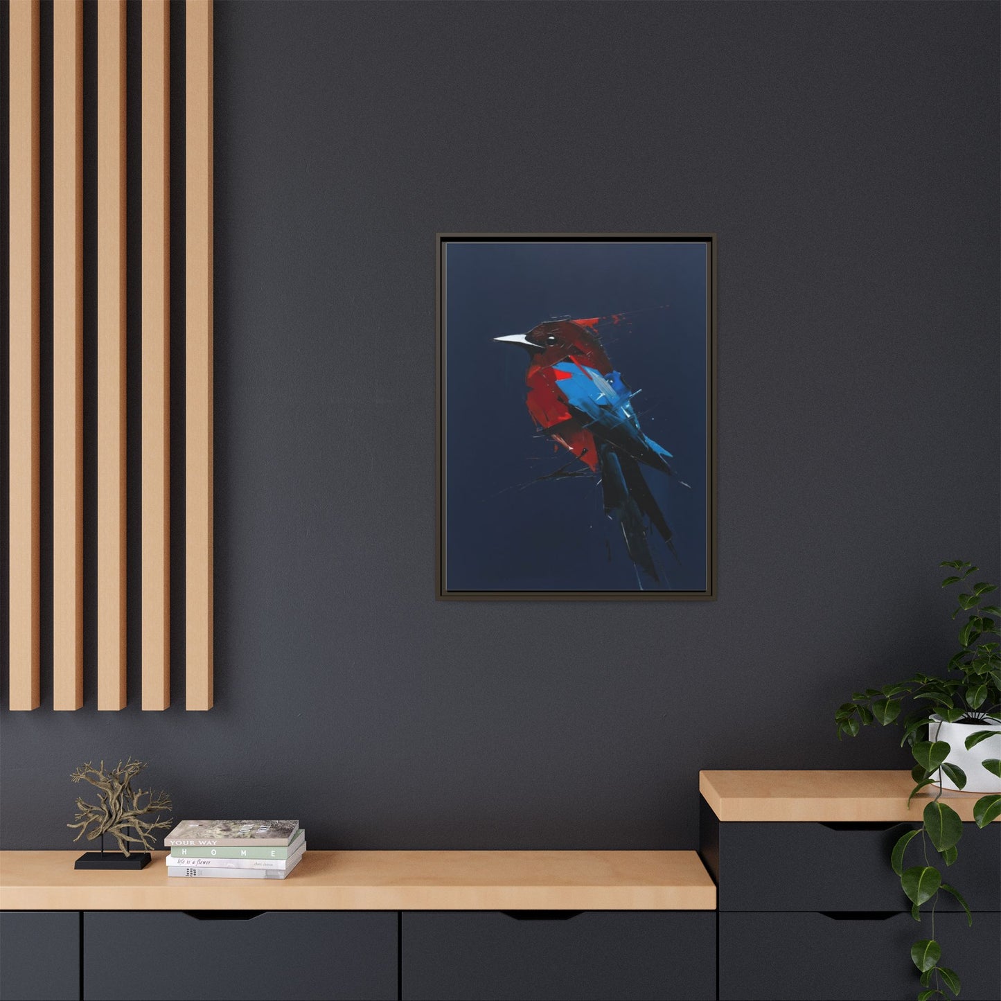 Matte Canvas, Framed (Multi-color)