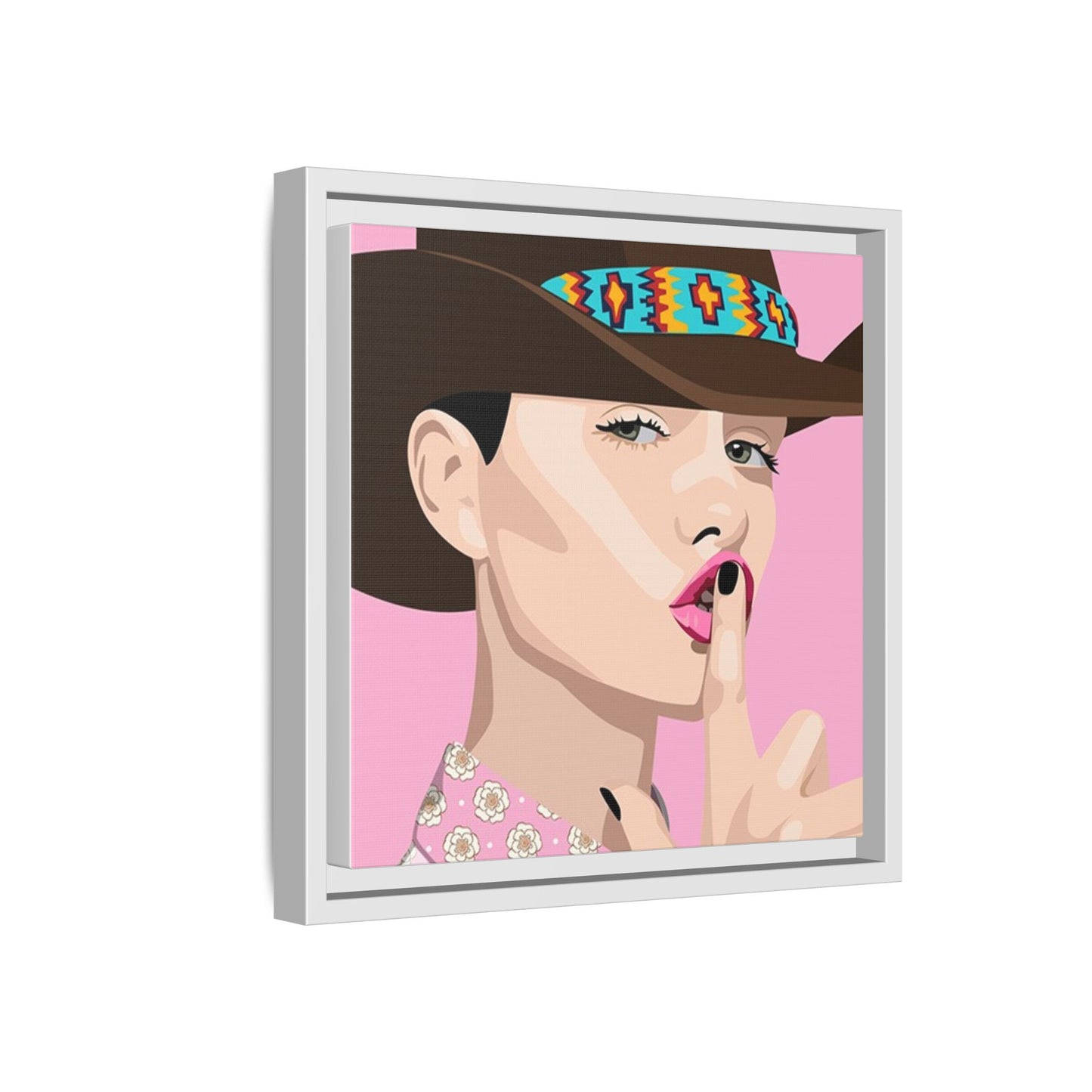 Vivid 63 by Orit Fuchs Matte Framed Canvas Wall Art