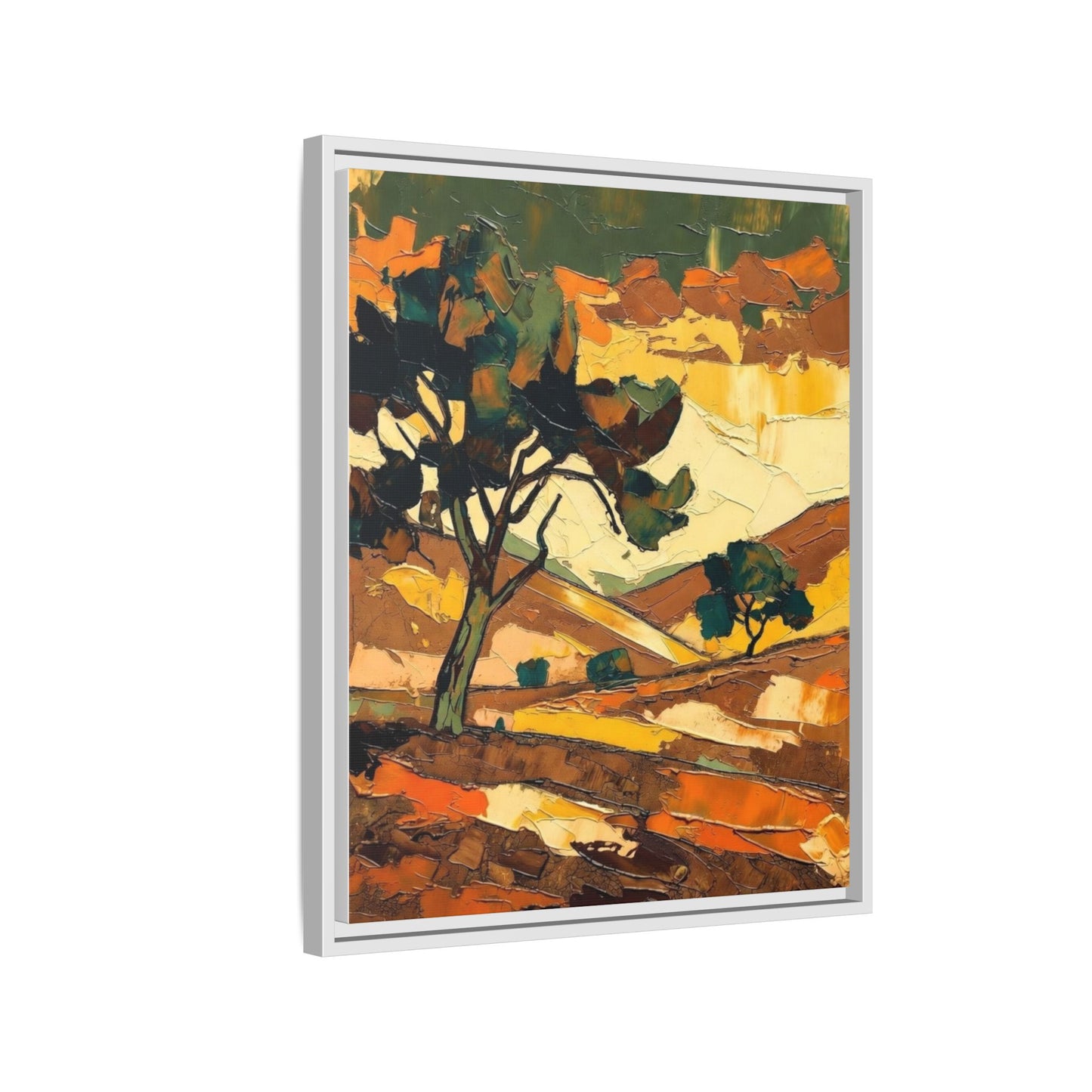Framed Matte Canvas Landscape Art Print