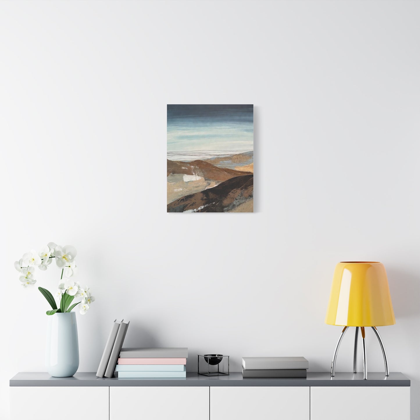 Abstract Landscape Matte Canvas Wall Art — Stretched 1.25"
