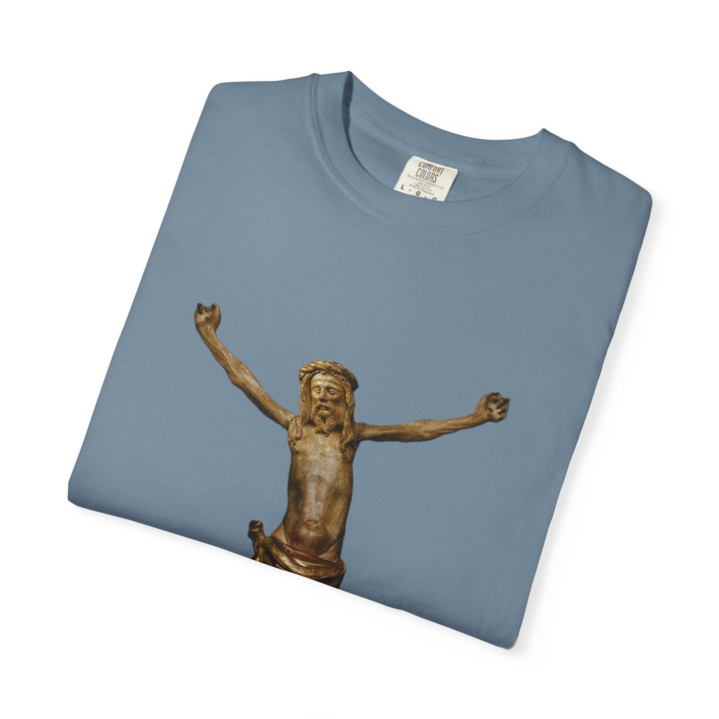 Unisex Christ on the cross Garment-Dyed T-shirt