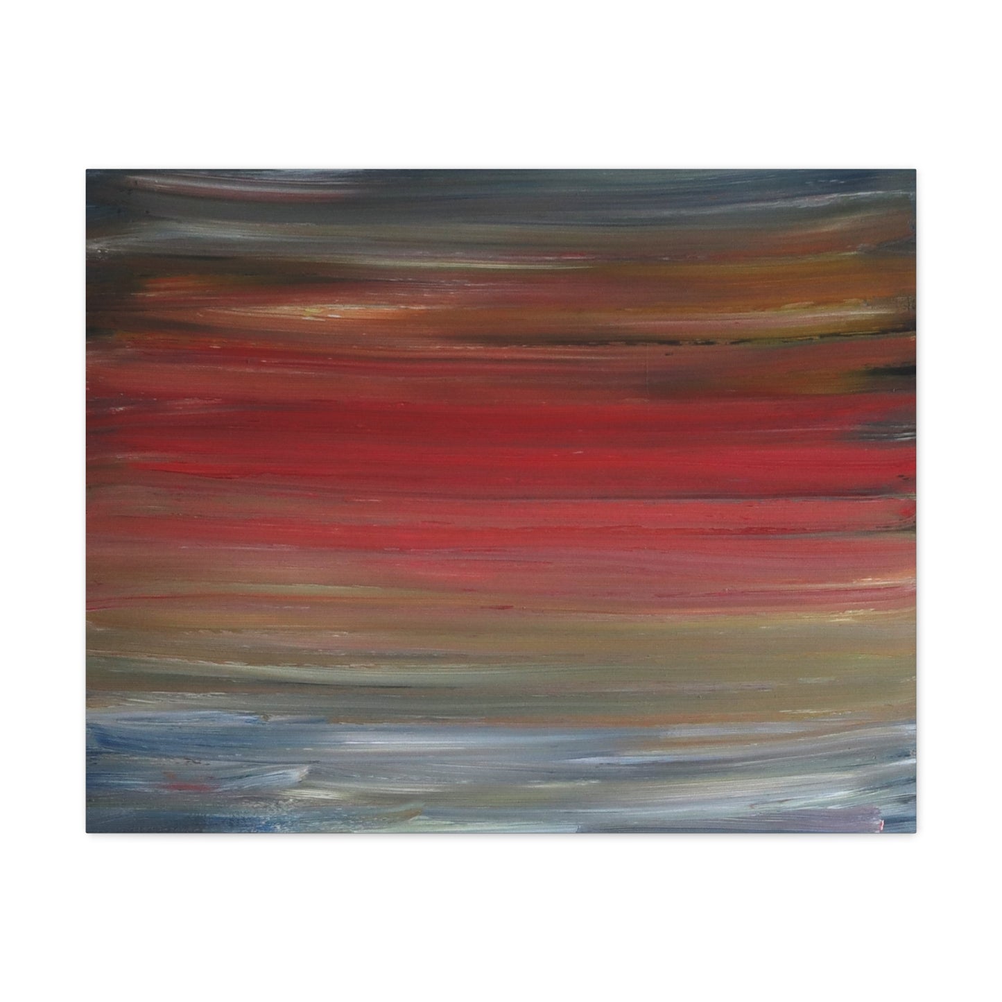 Misty morning by Norman Barrett Matte Canvas Print Wall Art