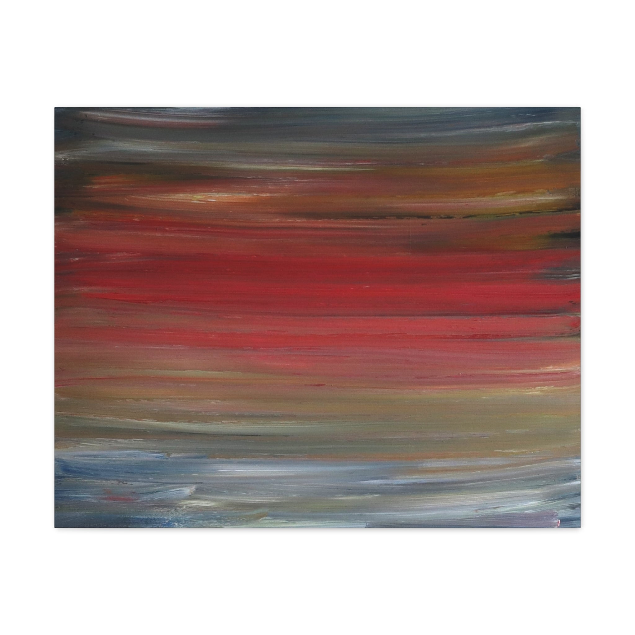 Misty morning by Norman Barrett Matte Canvas Print Wall Art