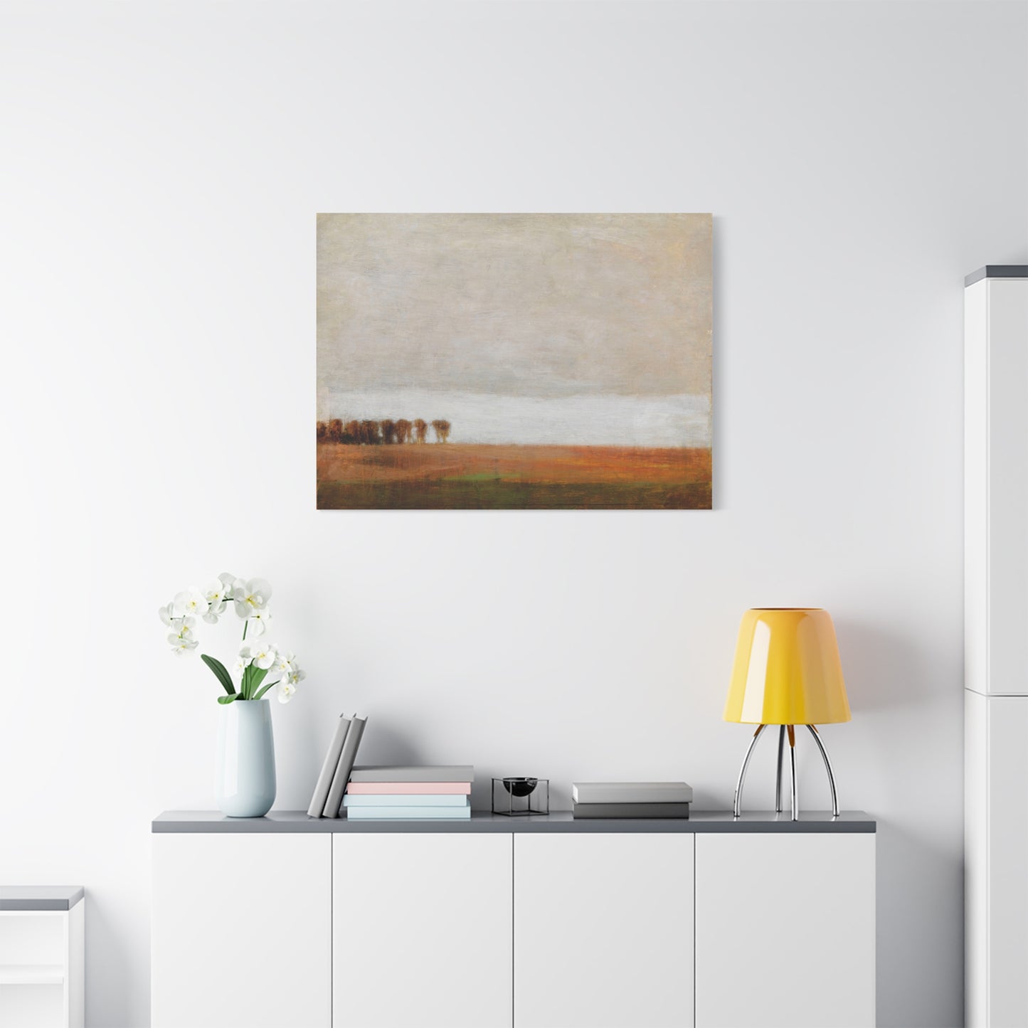View of Jaegersborg Allé, North of Copenhagen by Vilhelm Hammershøi Canvas Wall Art Print