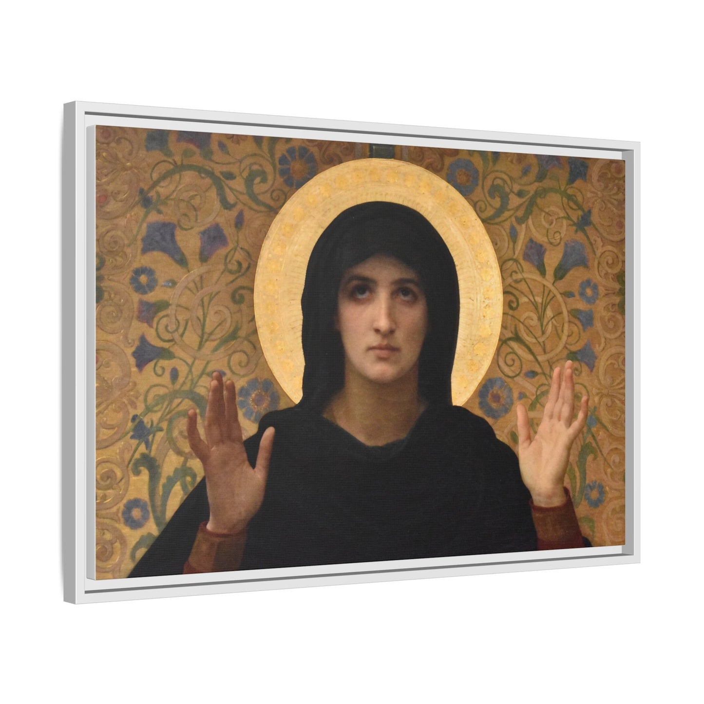 La Vierge consolatrice by William Adolphe Bouguereau Framed Matte Canvas Wall Art