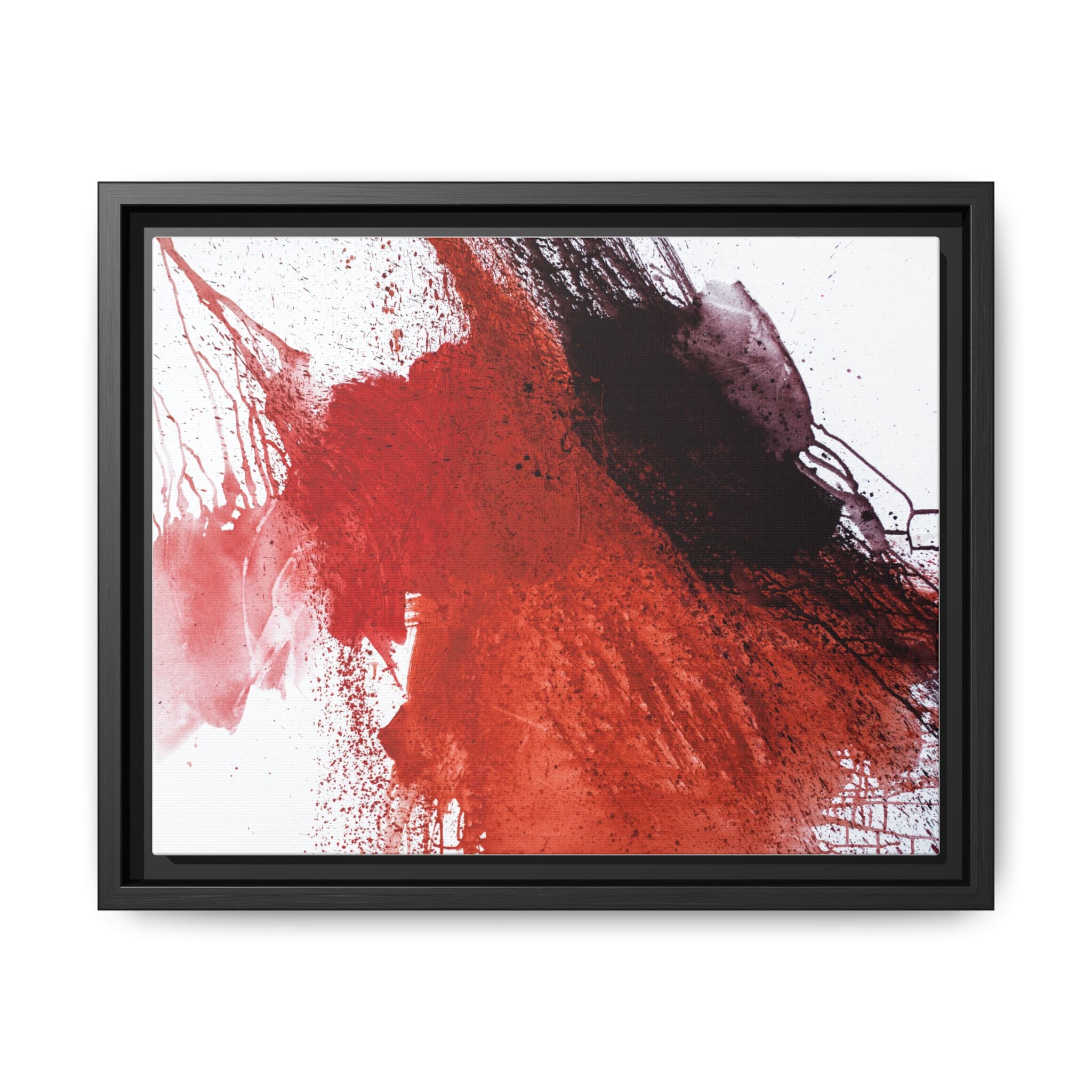 Flame by Natalija Miladinovic Matte Canvas Framed Wall Art