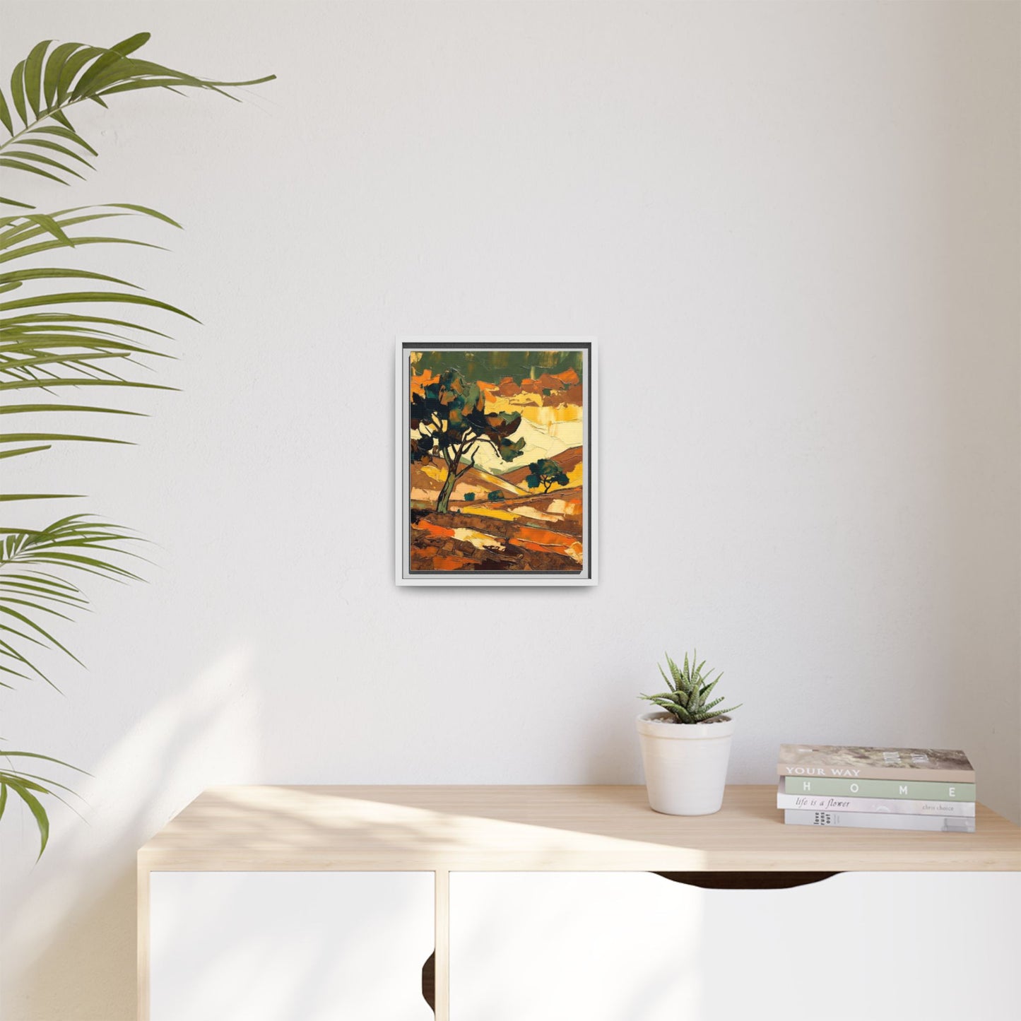 Framed Matte Canvas Landscape Art Print