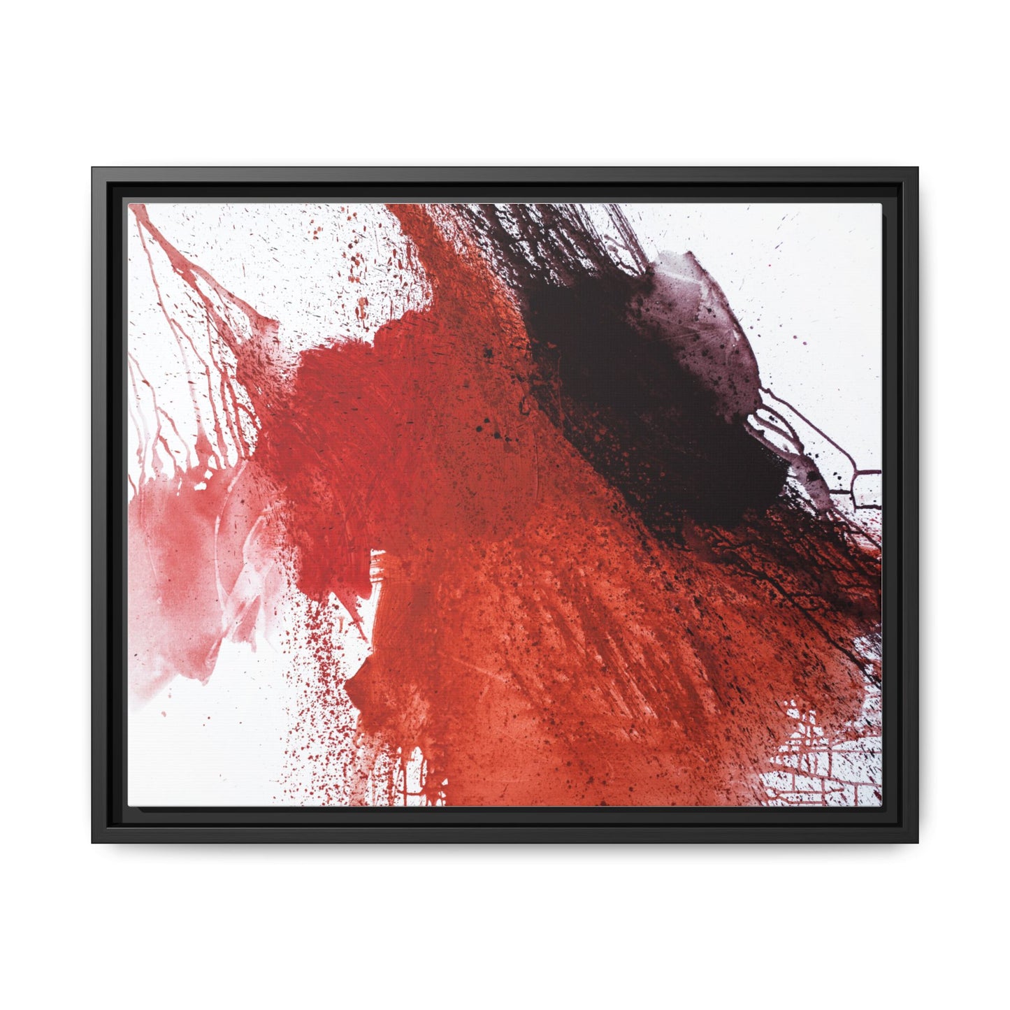 Flame by Natalija Miladinovic Matte Canvas Framed Wall Art