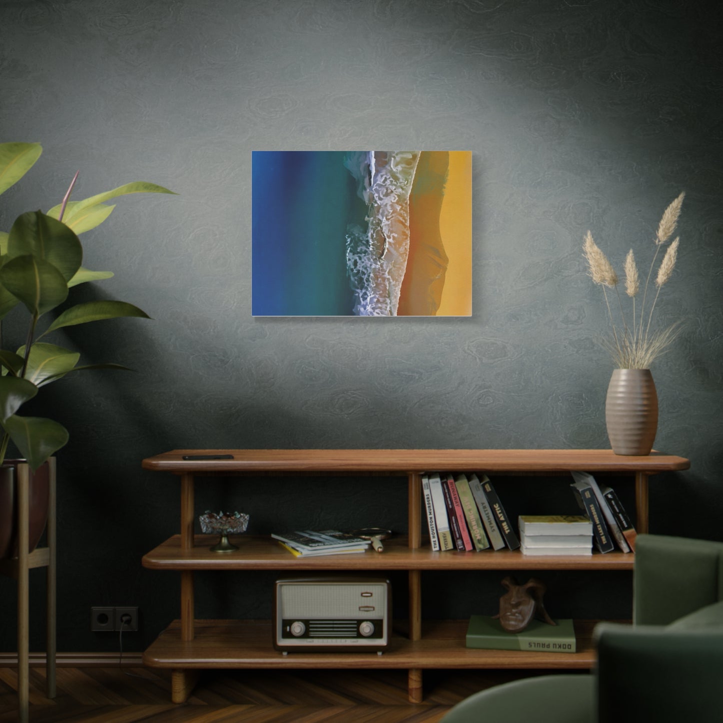 Coastal Waves Matte Canvas Print — Ocean Beach Wall Art