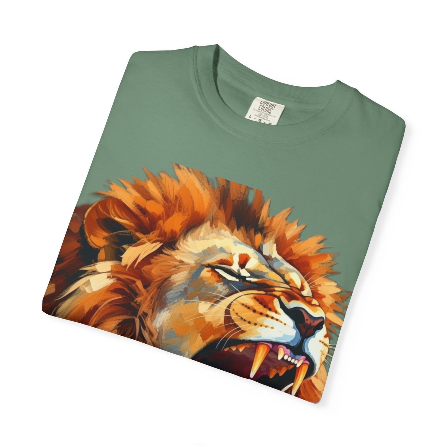 Roaring Lion T-Shirt Bold Wildlife Graphic Tee