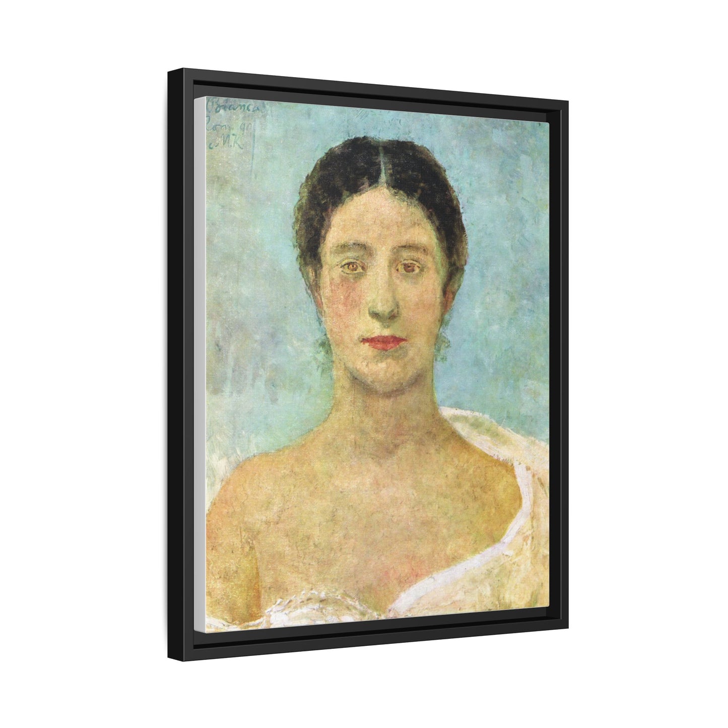 Bianca by Max Klinger Framed Matte Canvas Portrait Print