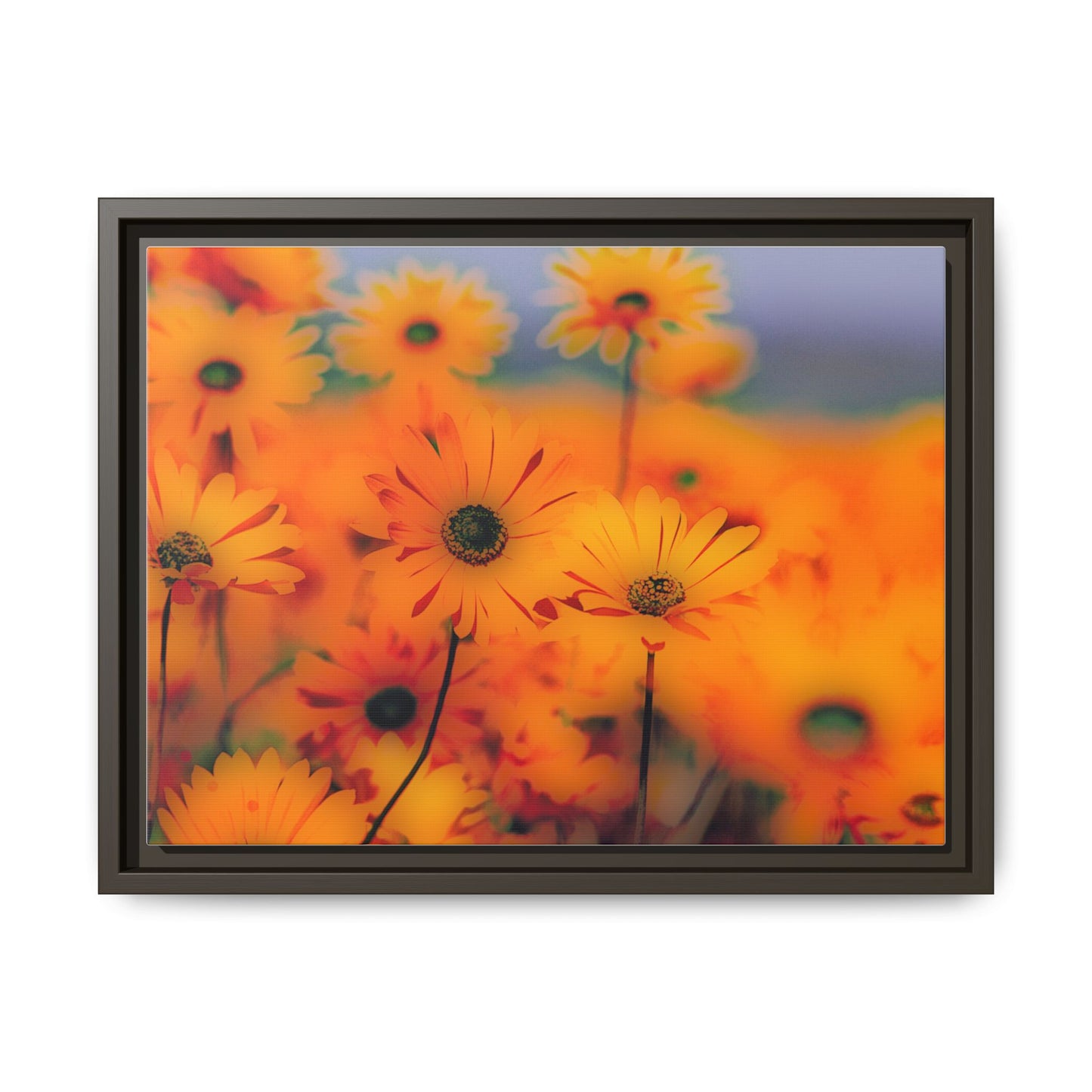 Bee Garden by Norman Barrett Framed Matte Canvas Wall Art Print